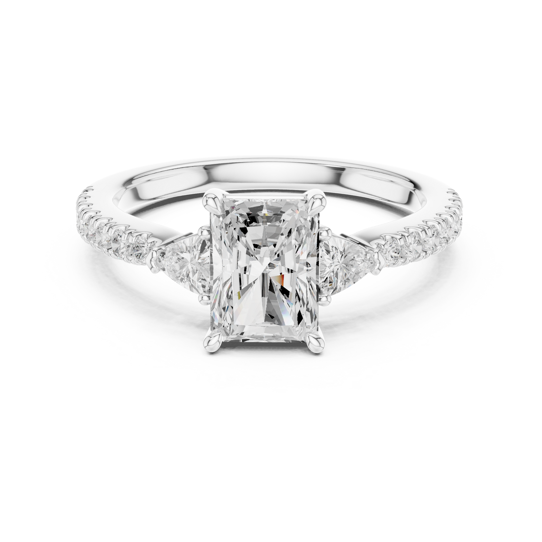 Luxury celebration ring featuring decorative gemstone centerpiece.