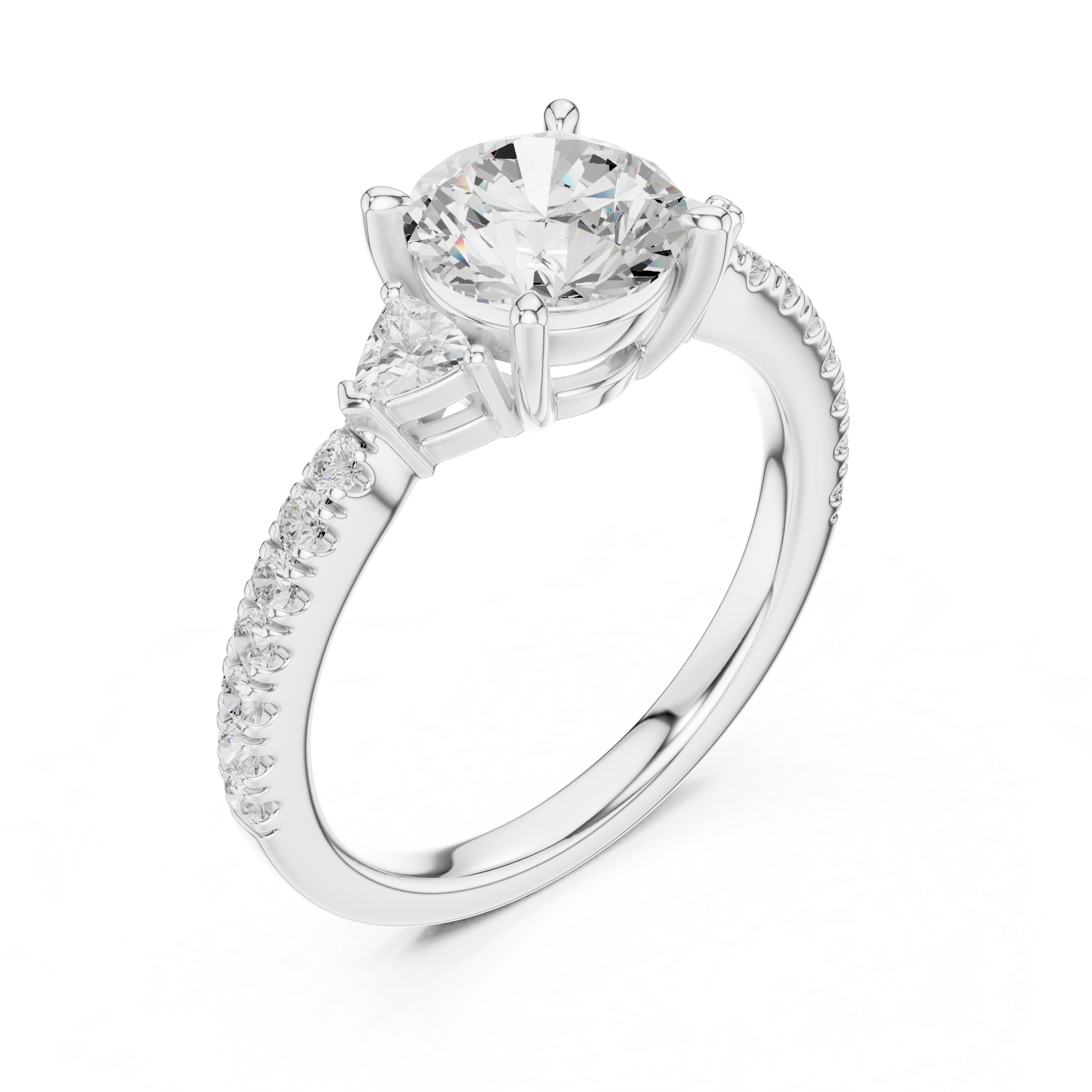 Classic cushion-cut diamond ring with vintage-inspired halo setting and sparkling accents.