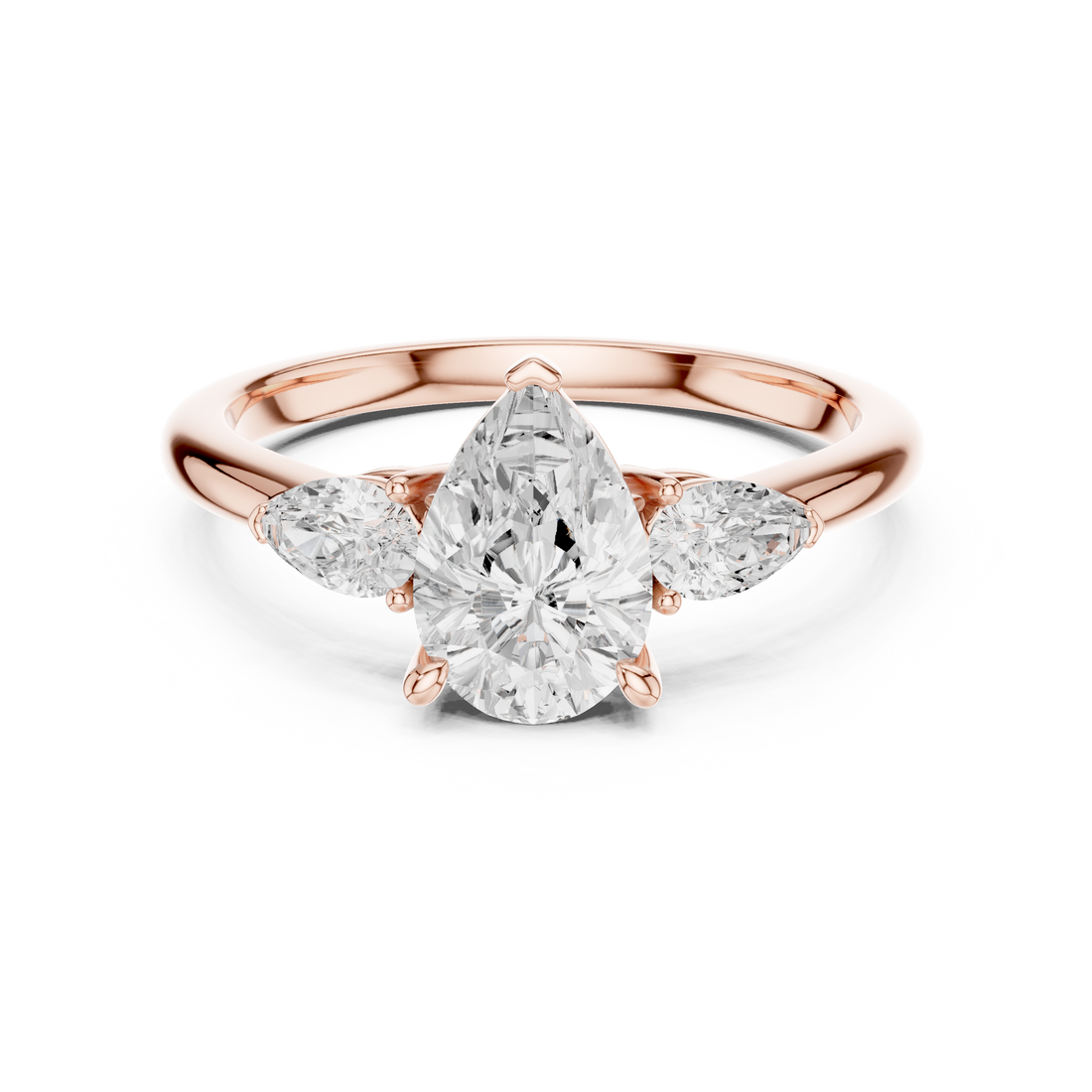 Stylish knot design ring symbolizing love and unity with polished finish.