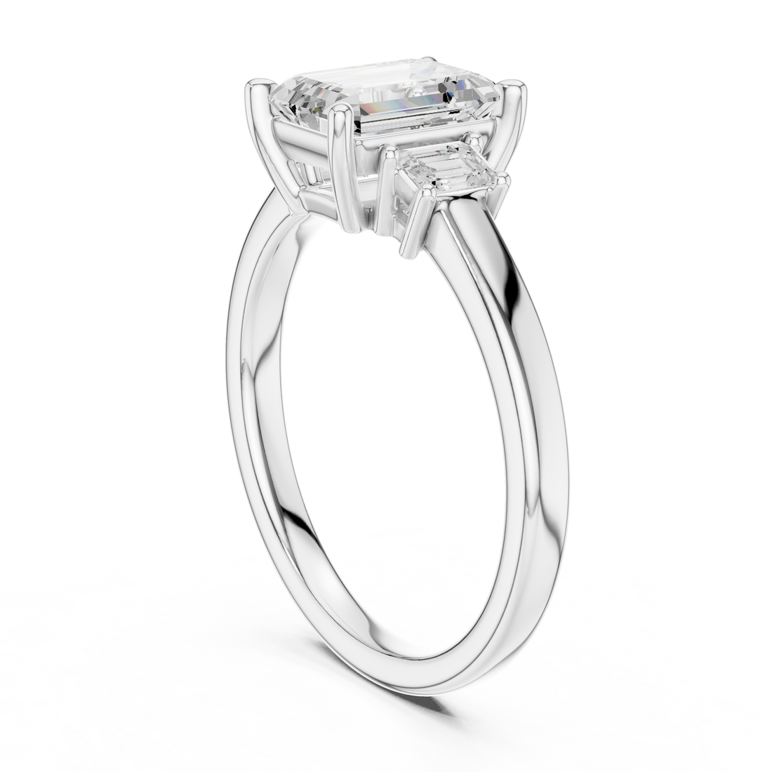 Elegant toe ring featuring polished silver adjustable band design.