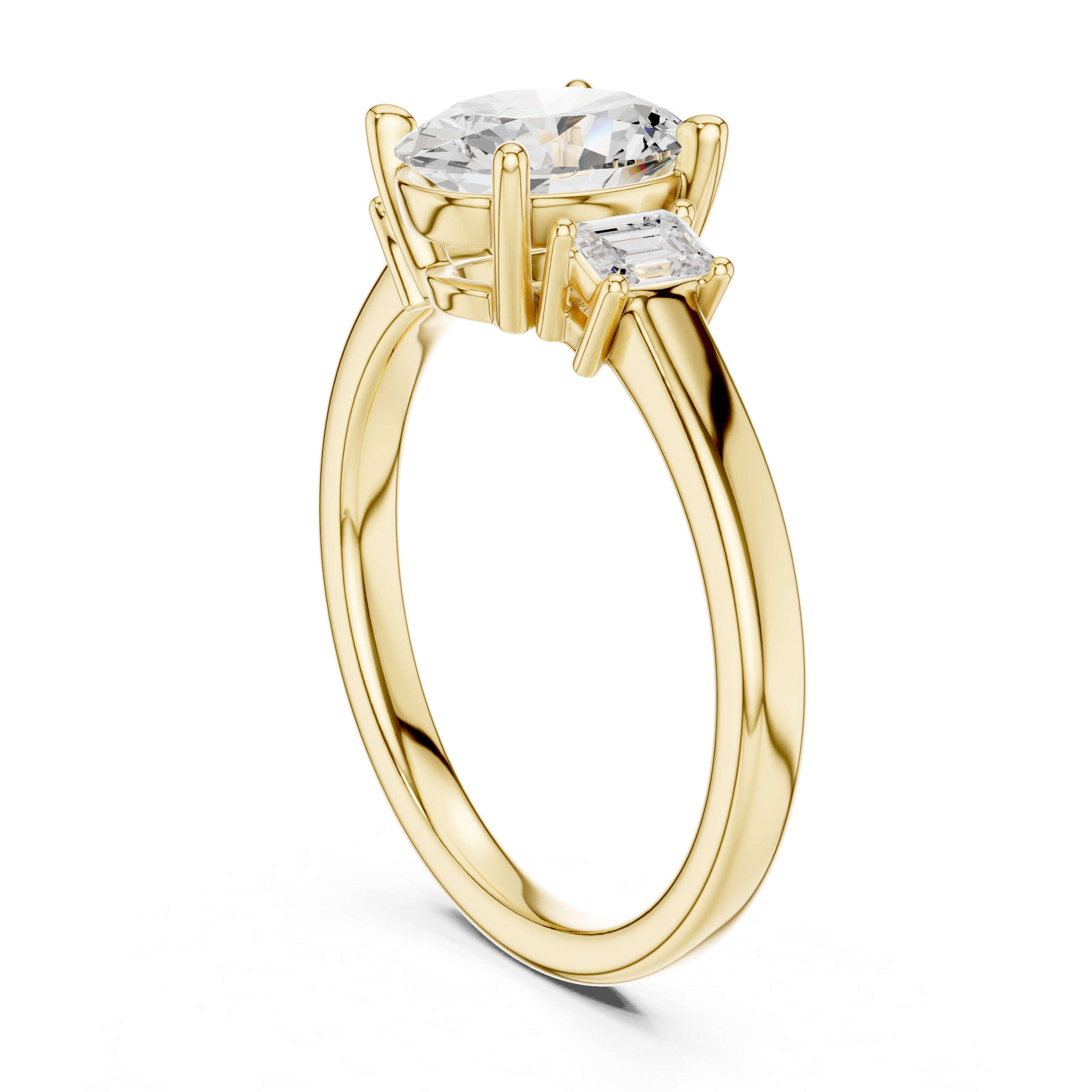 Luxury men's diamond band featuring row of sparkling stones.