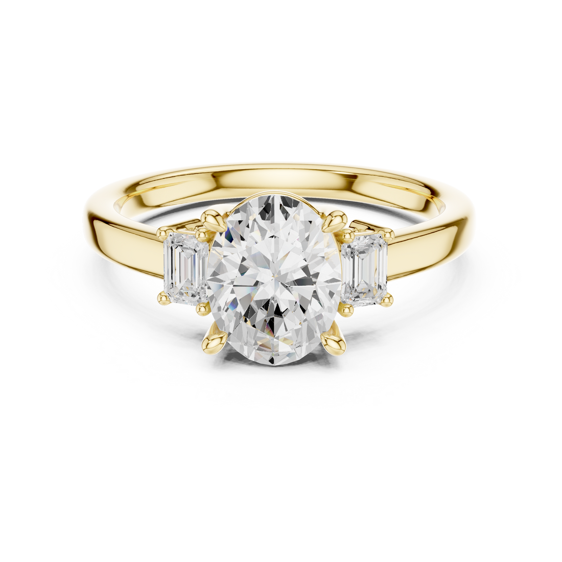 Elegant gemstone cocktail ring featuring oversized colorful stone centerpiece.