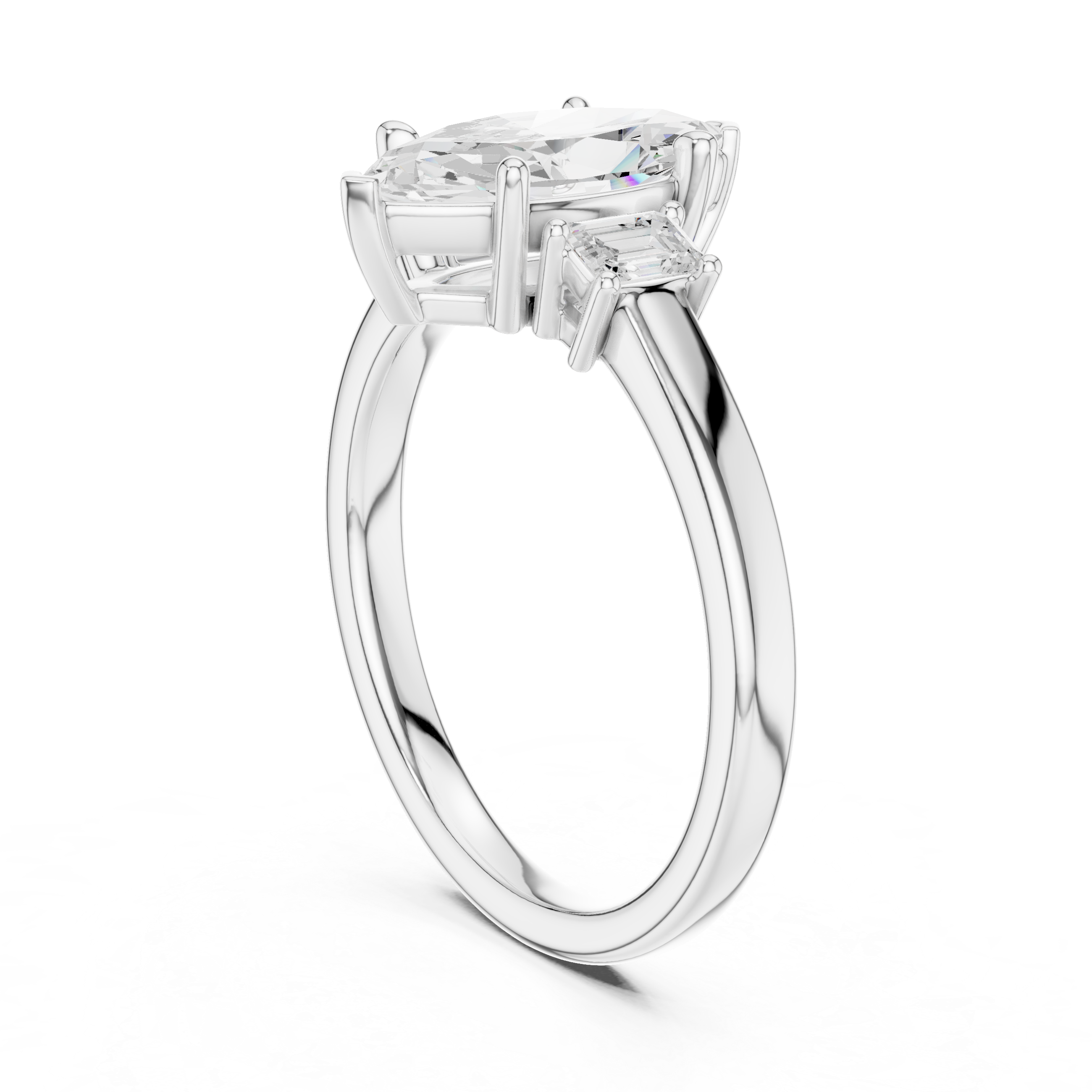 Luxury designer ring featuring artistic sculptural appearance.