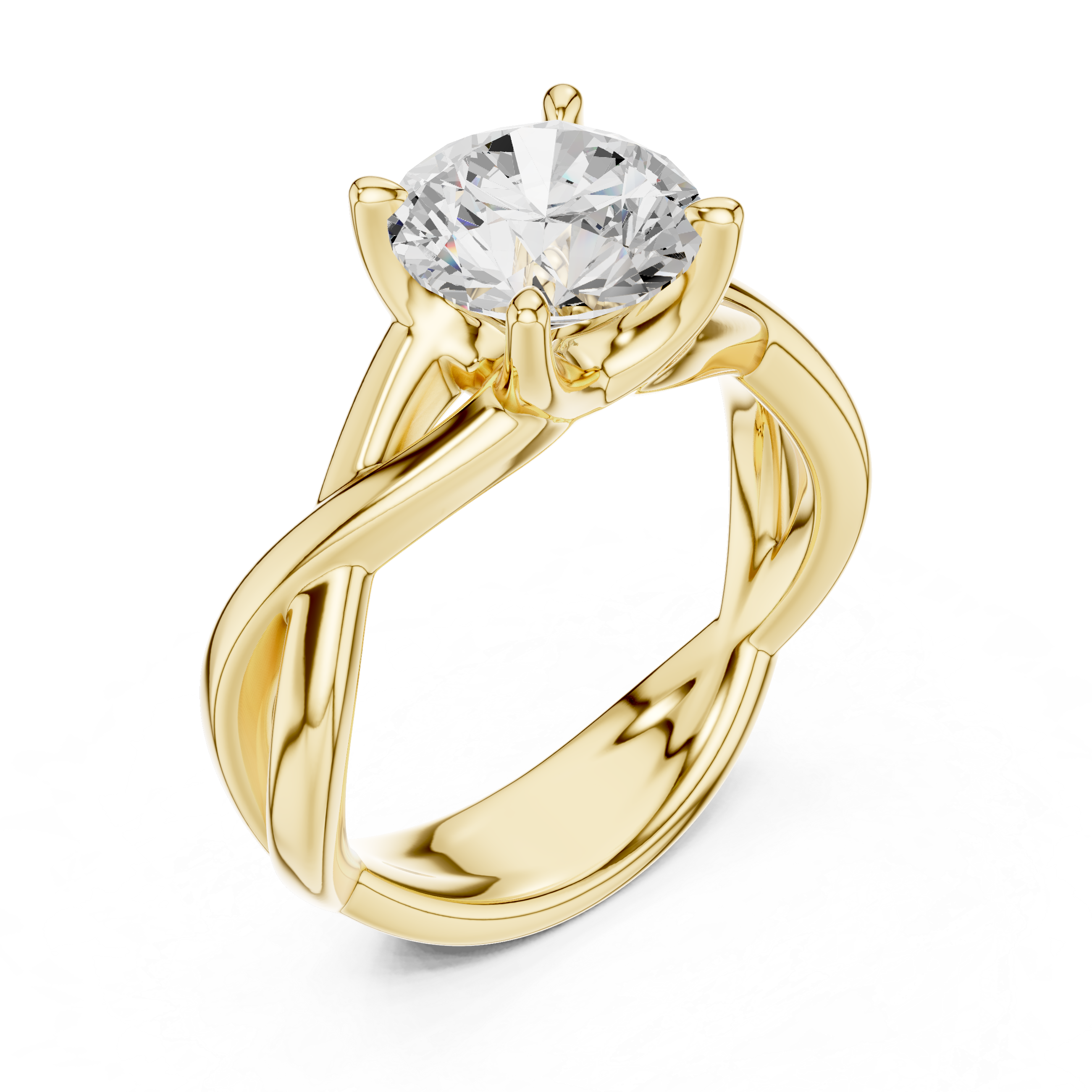 Classic eternity band featuring continuous diamond circle.