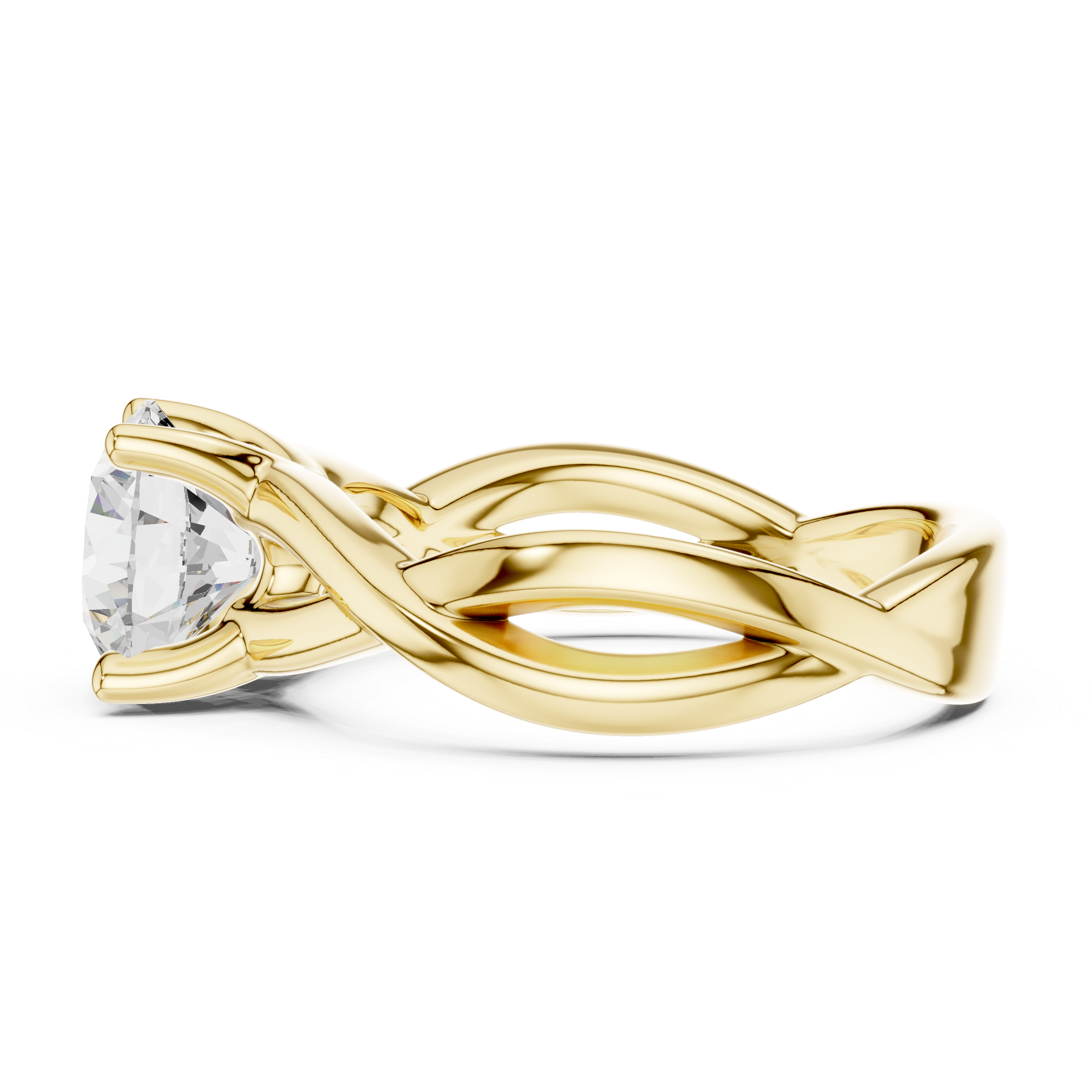 Elegant hoop earrings featuring textured gold surface.