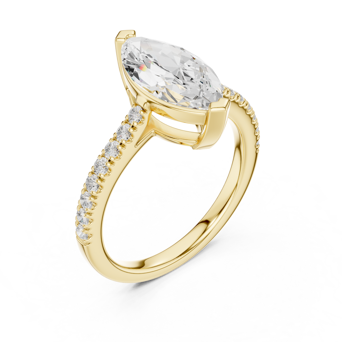 Traditional nose ring featuring circular gold hoop with decorative bead.