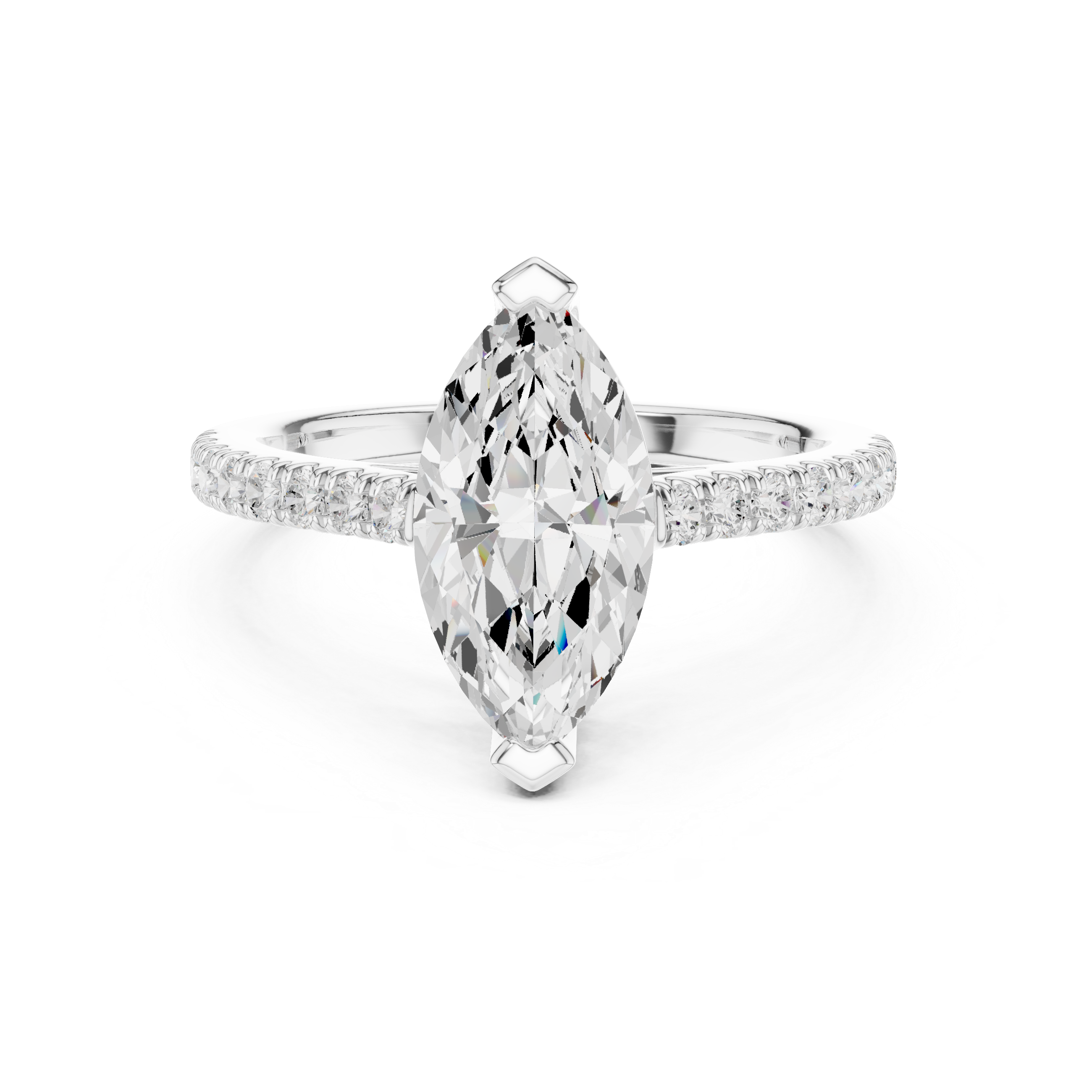 Luxury diamond nose ring with intricate detailing and sparkle.