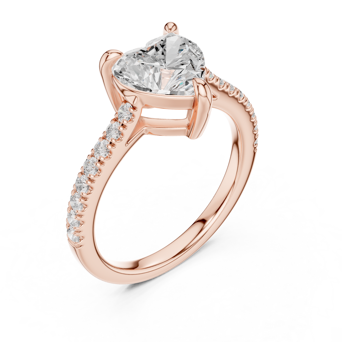 Stylish marquise diamond ring with elongated shape and delicate prong setting.