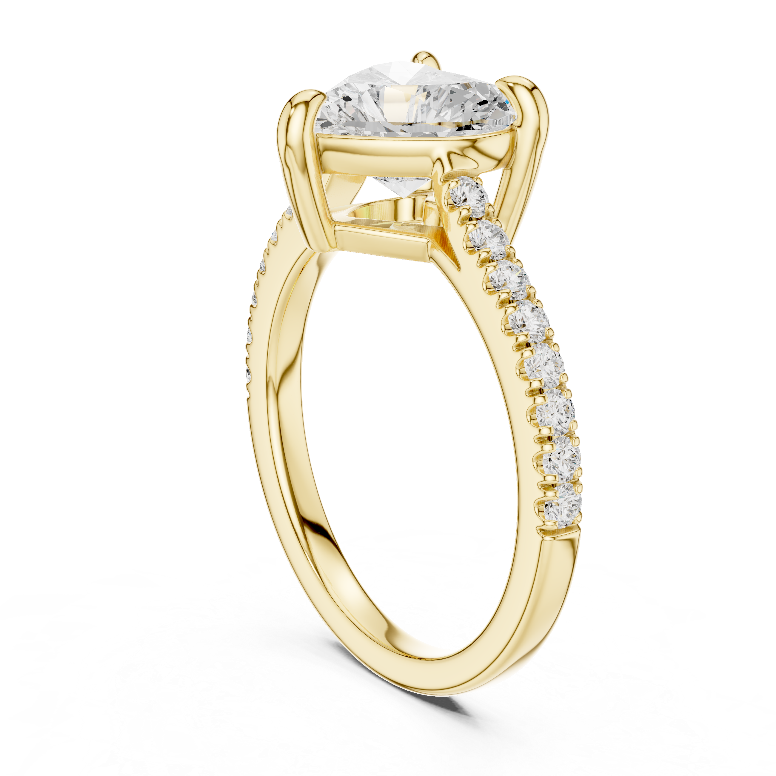 Minimalist thin band ring with tiny diamond accents and sleek modern look.