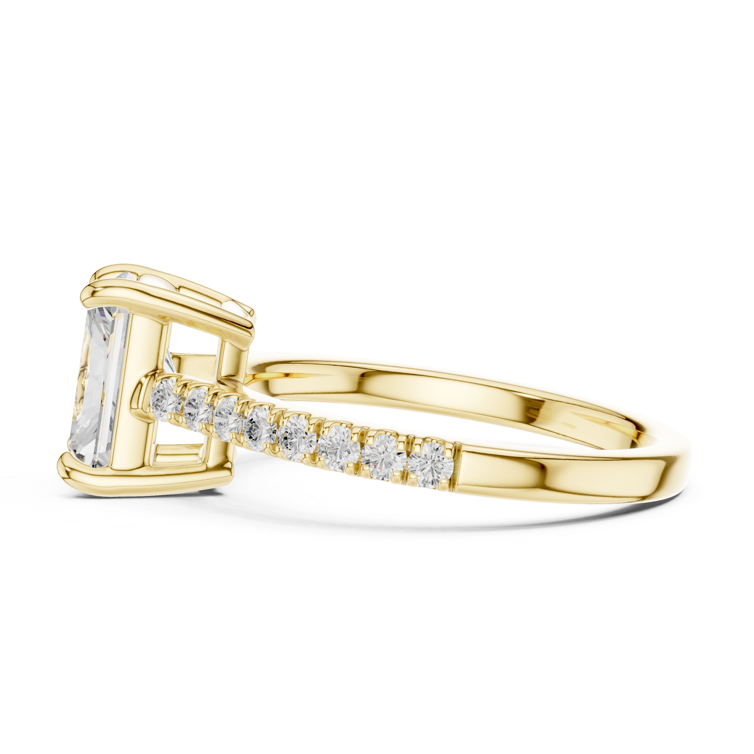 Modern minimalist choker necklace with smooth polished metal band.