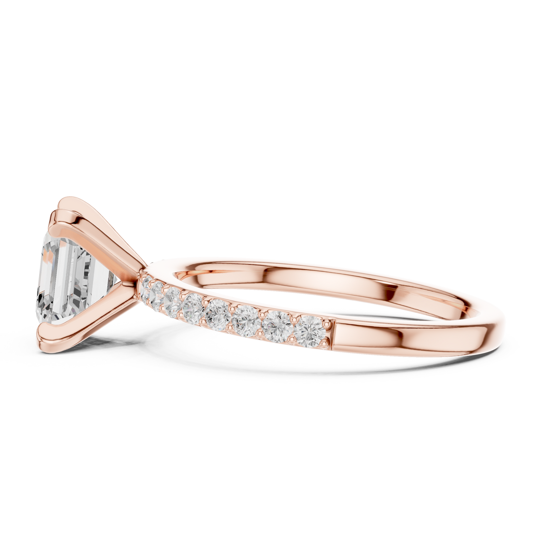 Designer baby ring featuring adjustable band and smooth edges.