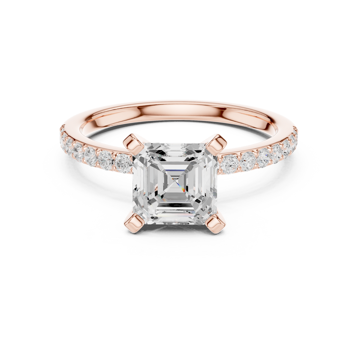 Designer men's gemstone ring featuring bold rectangular stone centerpiece.