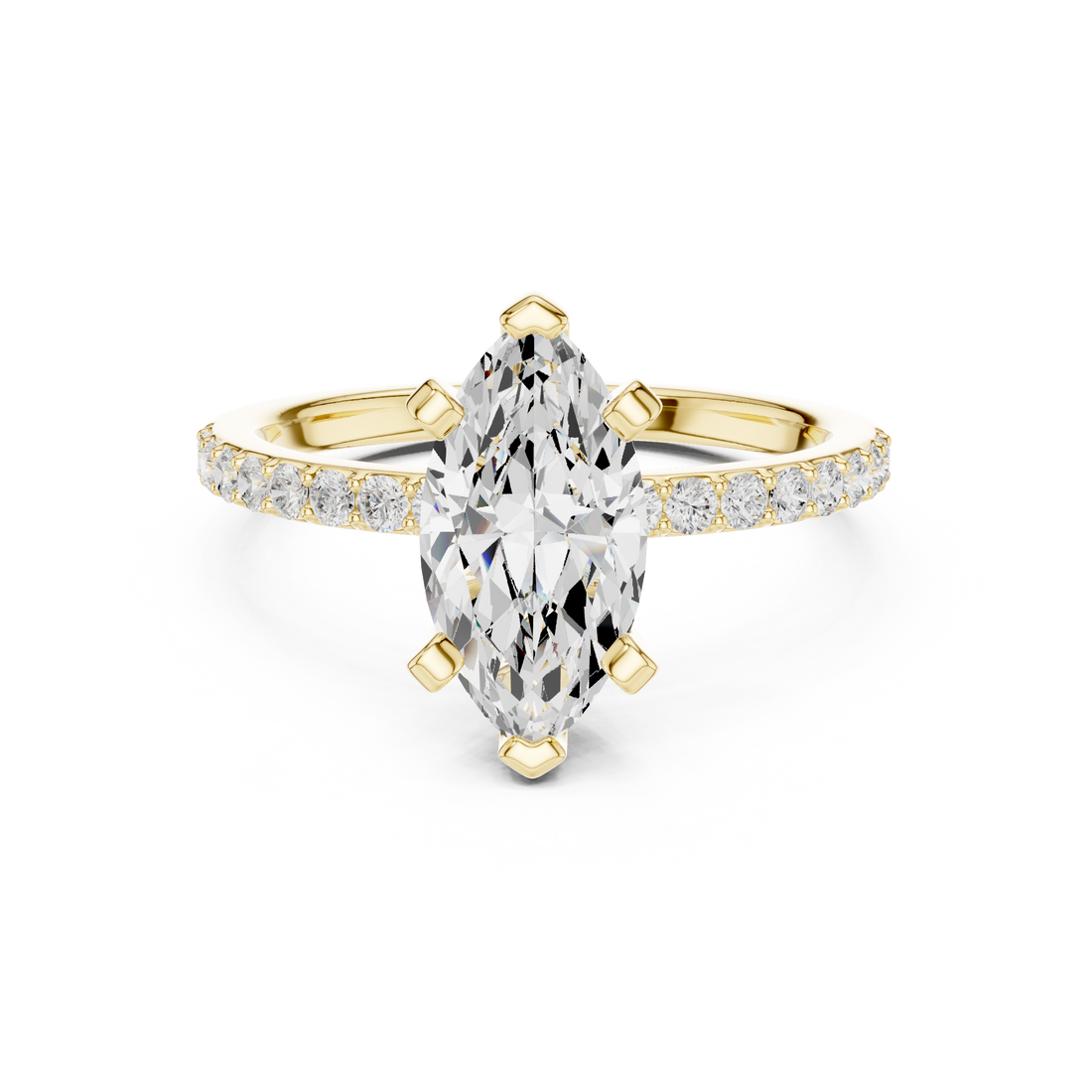 Luxury diamond stud earrings featuring brilliant-cut stones.