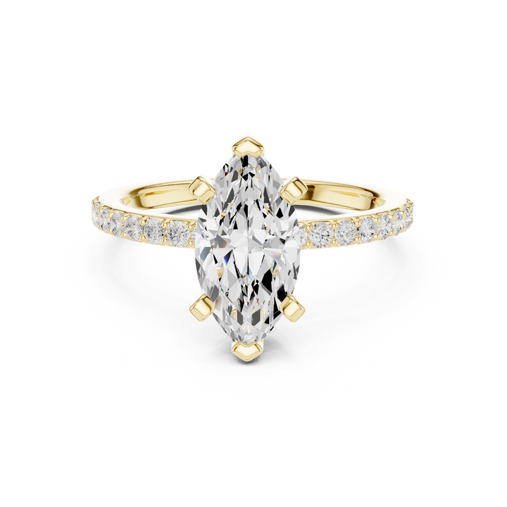 Luxury diamond stud earrings featuring brilliant-cut stones.