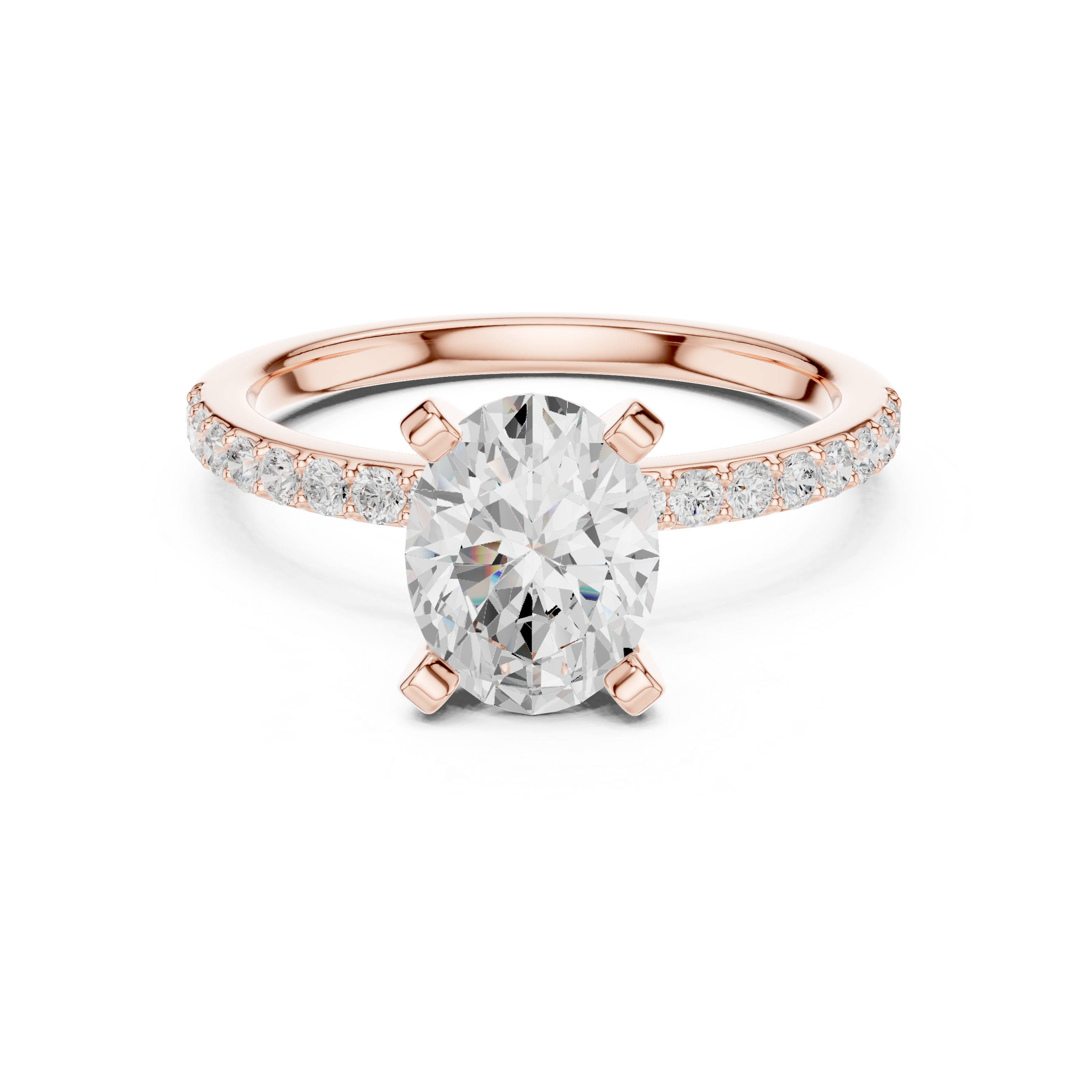 Elegant princess-cut diamond engagement ring with brilliant center stone and slim polished gold band.