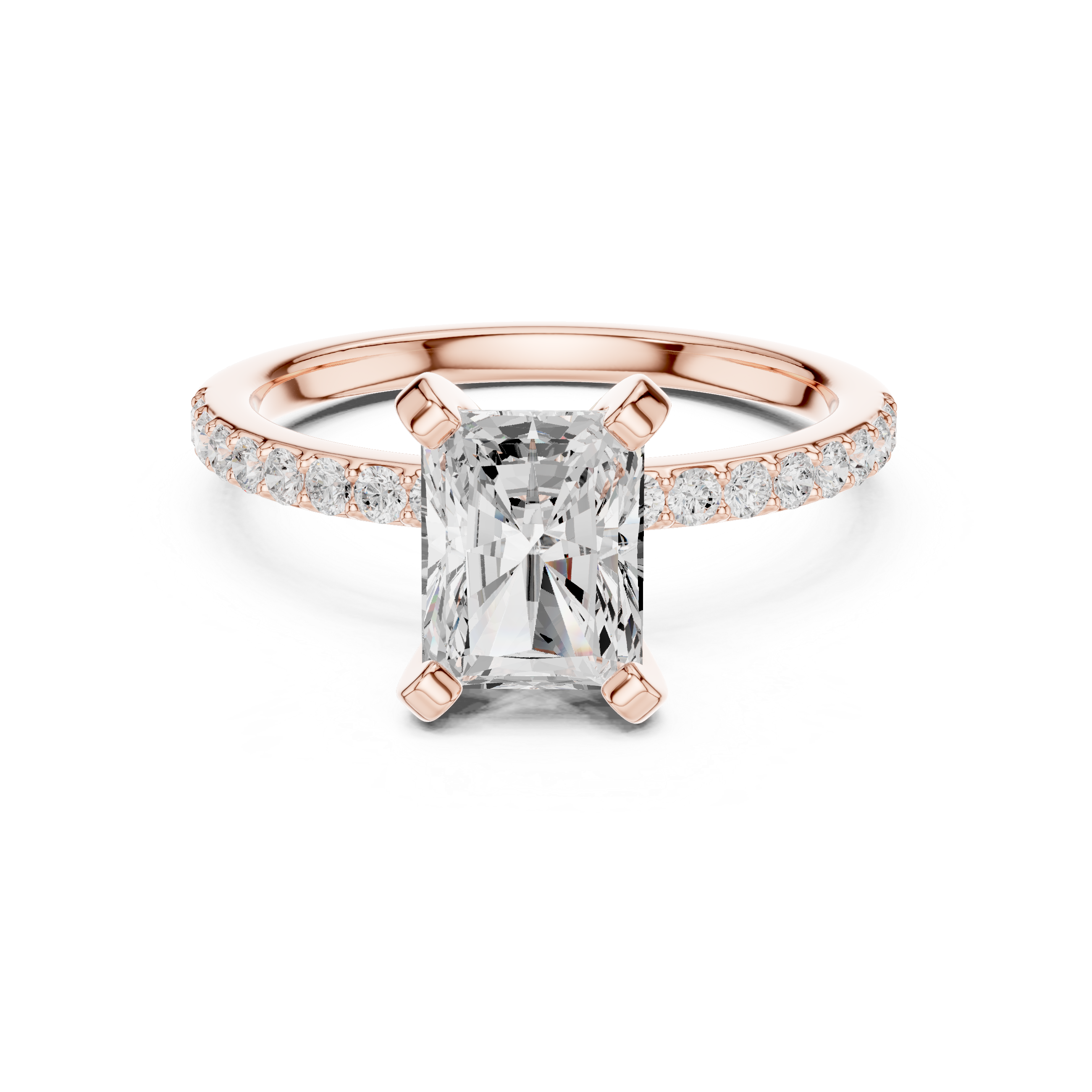 Designer diamond link bracelet with sparkling stone accents.