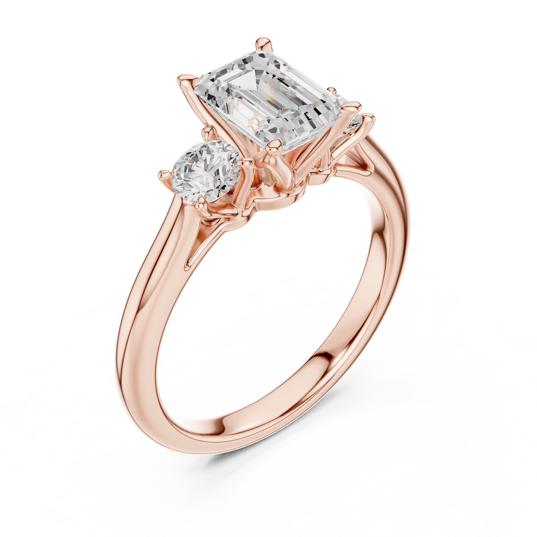 Luxury men's diamond band featuring row of sparkling stones.