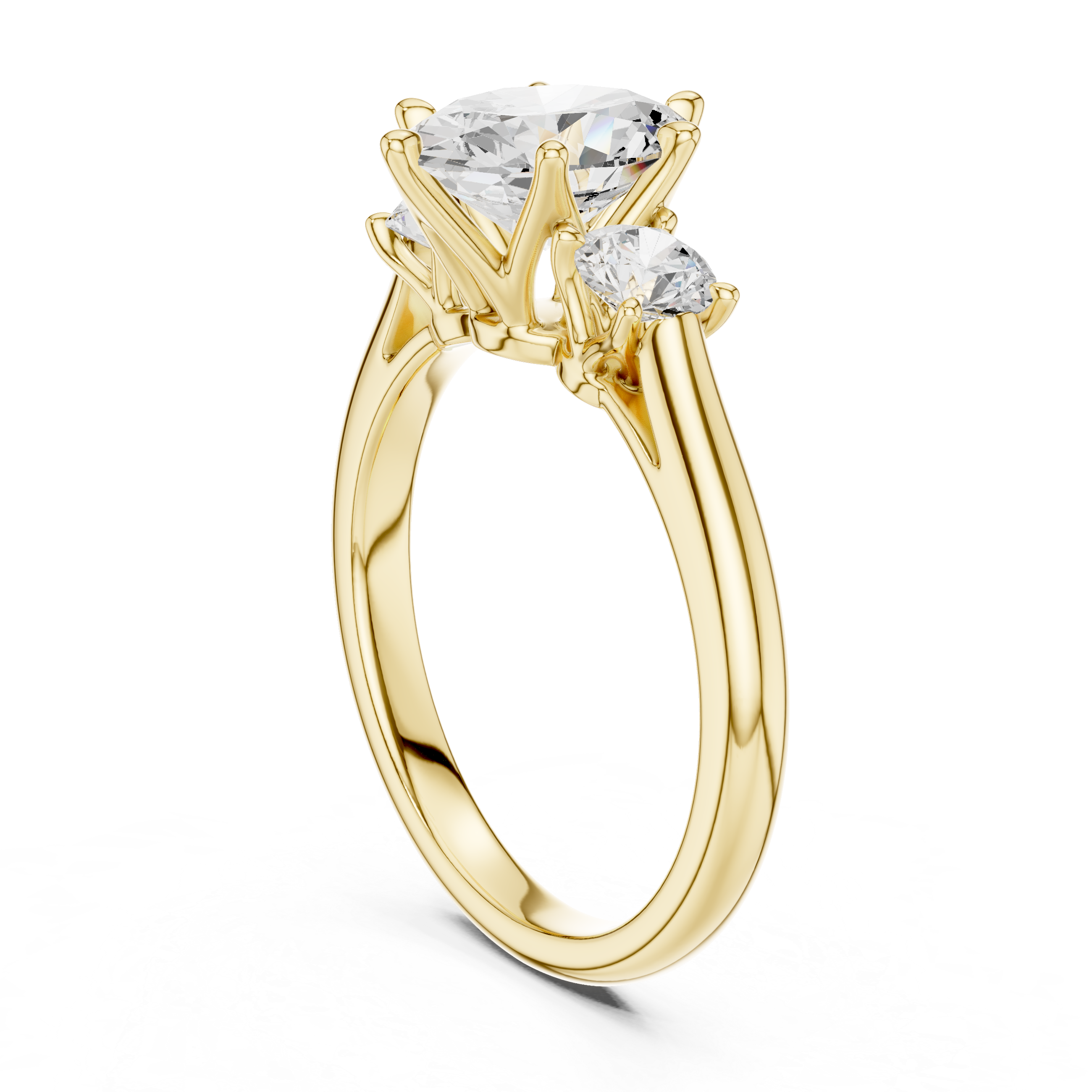 Luxury diamond drop earrings featuring sparkling brilliance.
