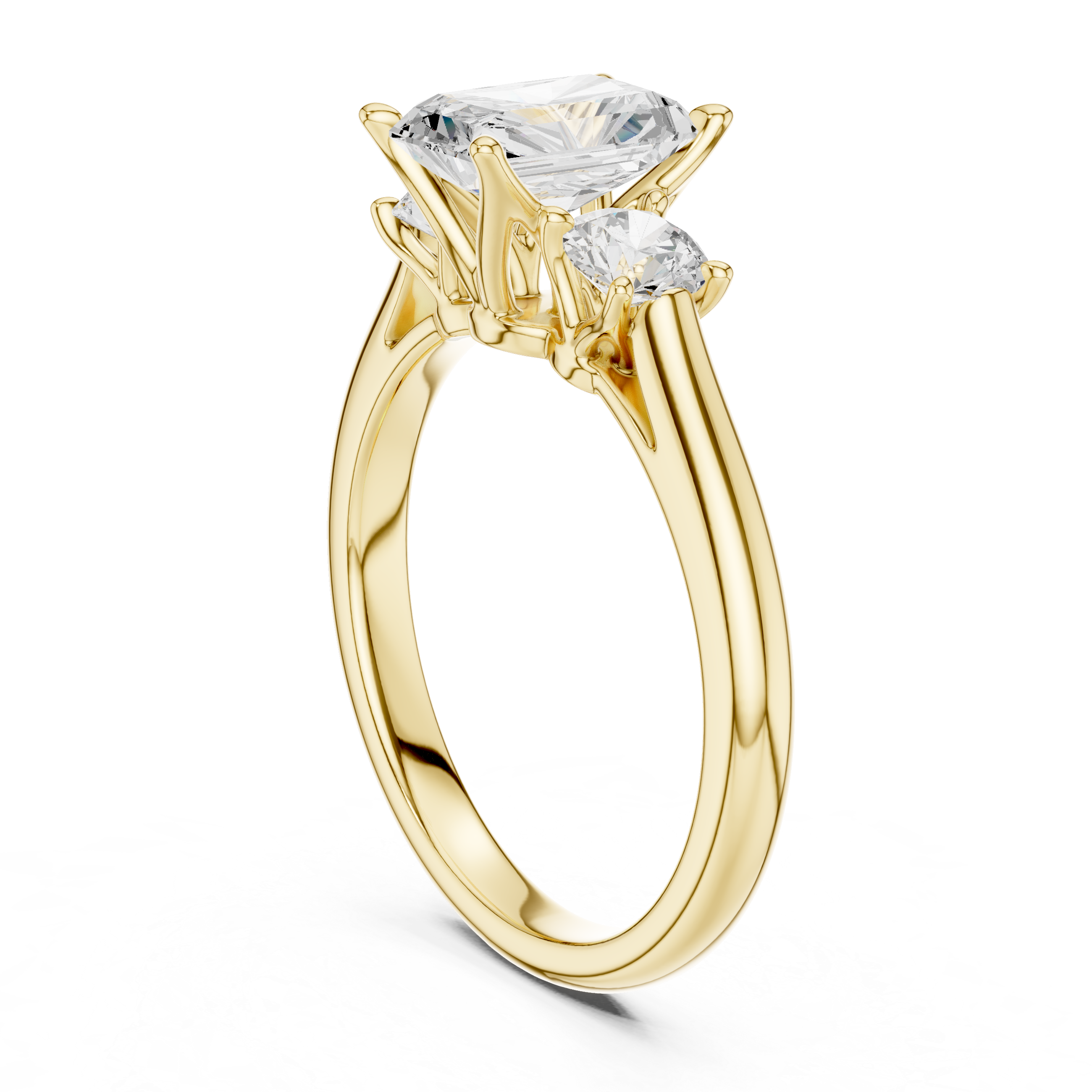 Classic wedding jewellery set featuring matching gold accessories.