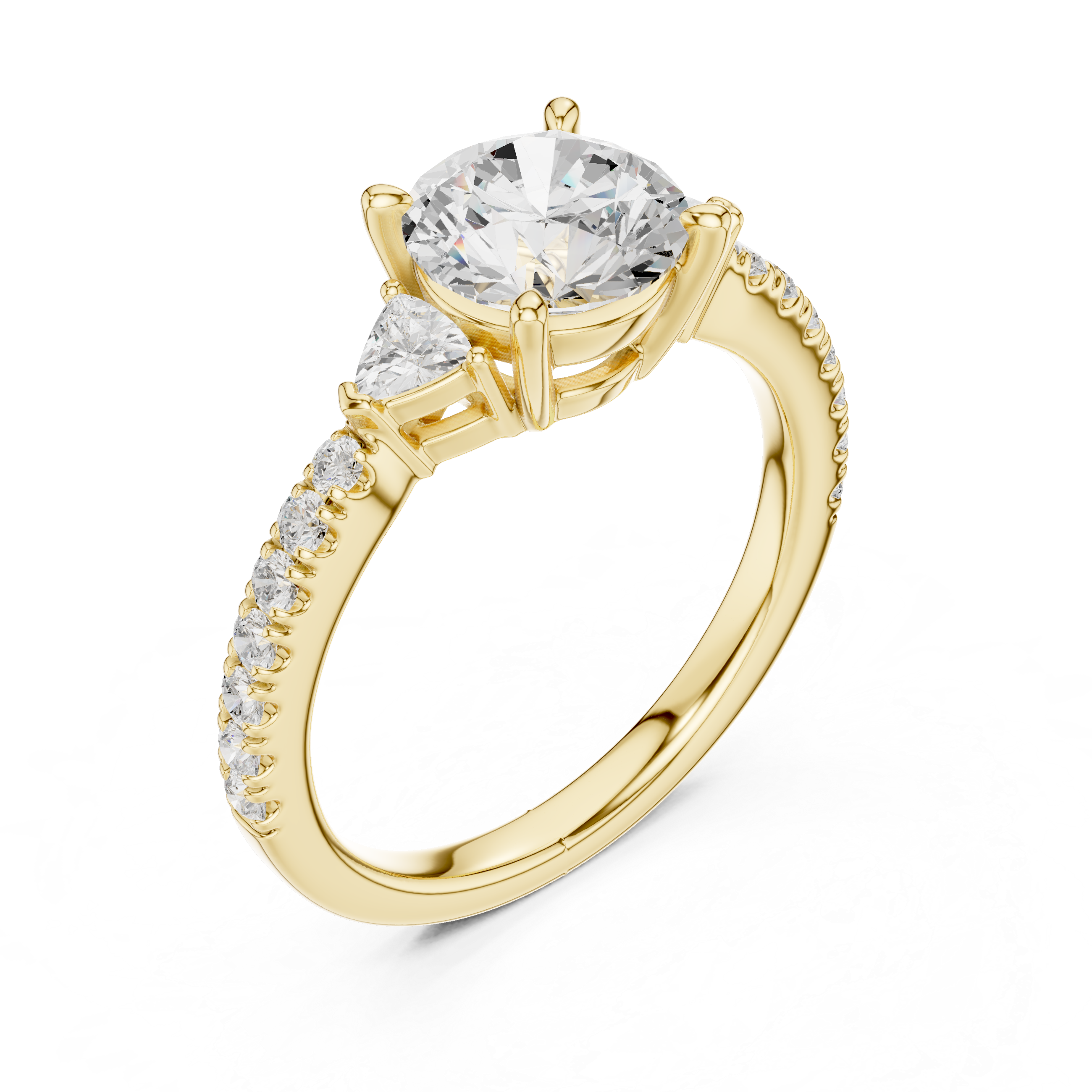 Luxury celebration ring featuring decorative gemstone centerpiece.