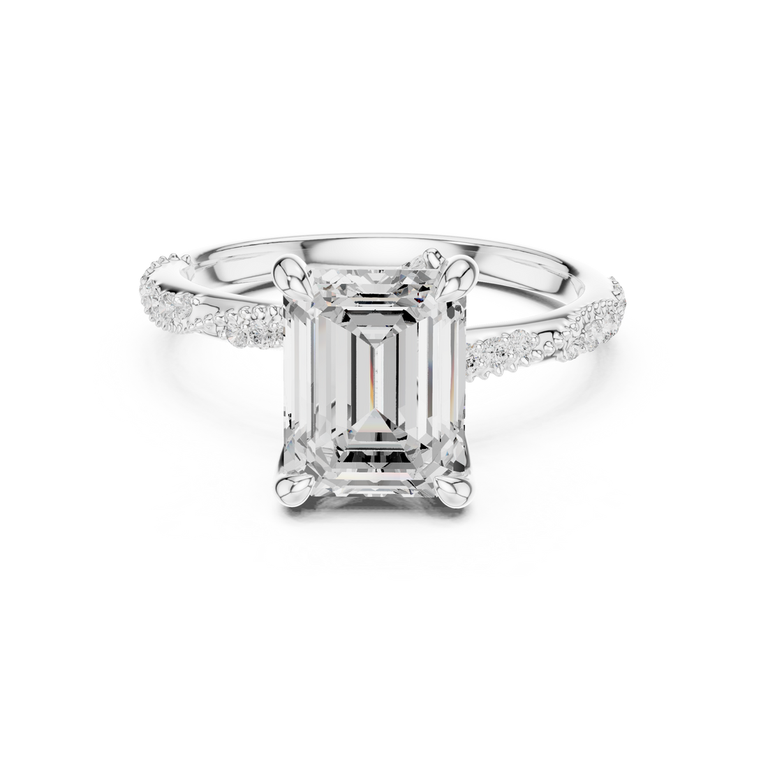 Stylish knot design ring symbolizing love and unity with polished finish.