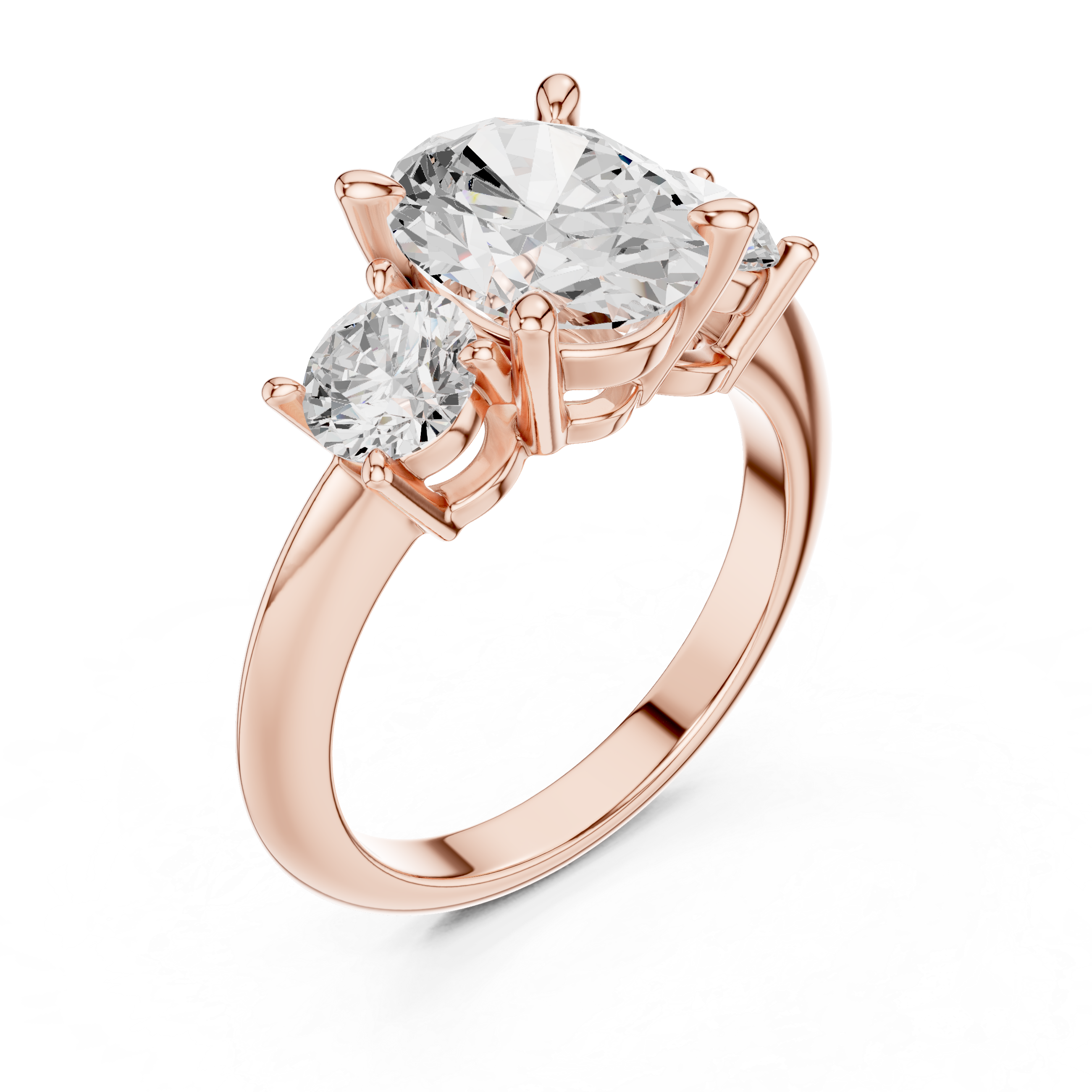 Elegant nose pin featuring tiny solitaire diamond in sleek gold mount.
