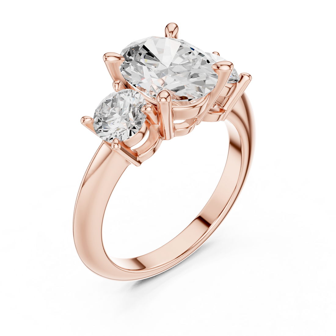 Elegant nose pin featuring tiny solitaire diamond in sleek gold mount.