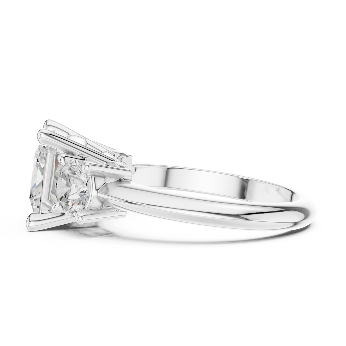Elegant gemstone cocktail ring featuring oversized colorful stone centerpiece.