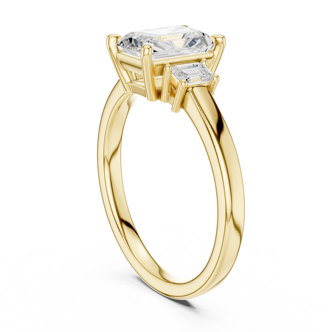 Classic wedding jewellery set featuring matching gold accessories.