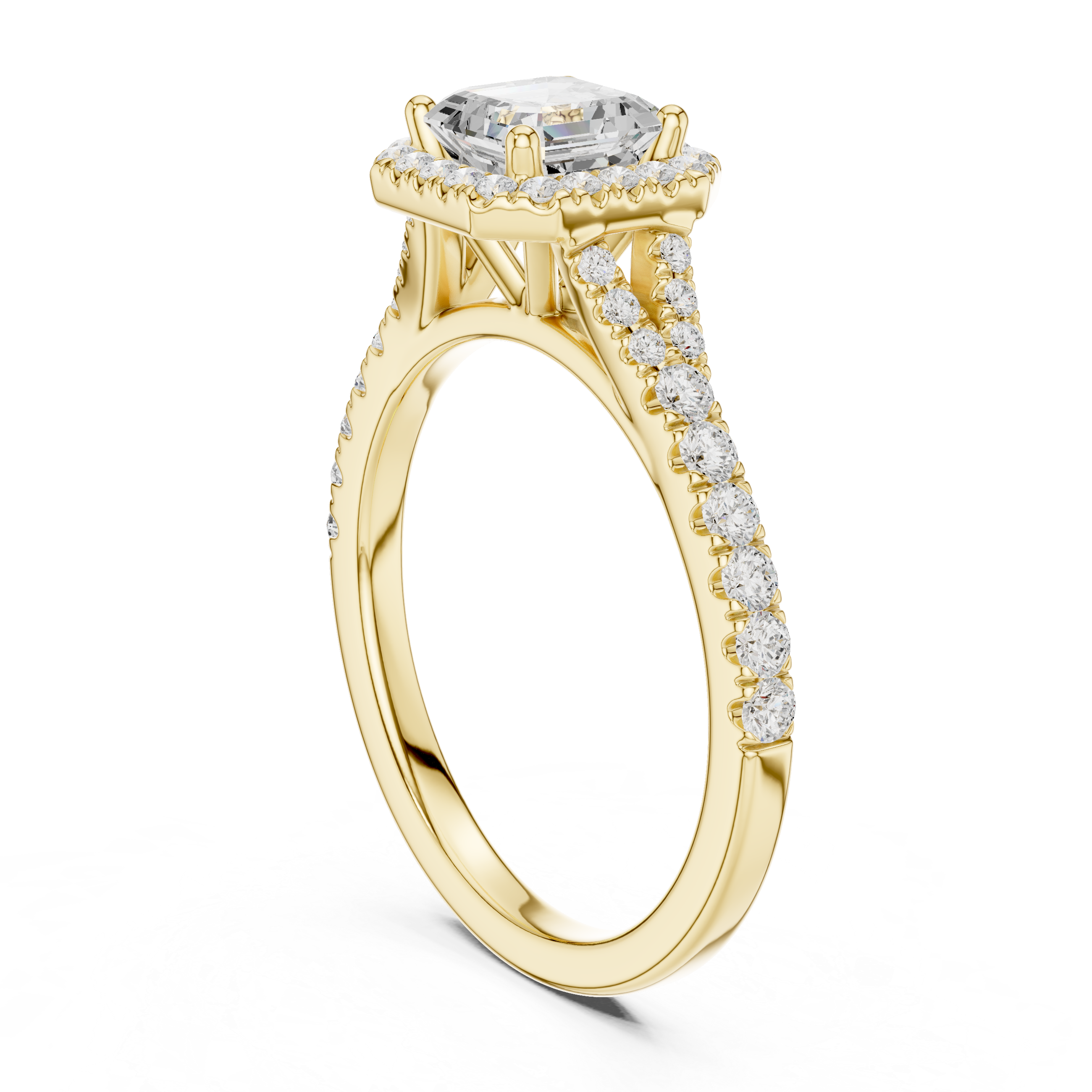 Minimalist thin band ring with tiny diamond accents and sleek modern look.