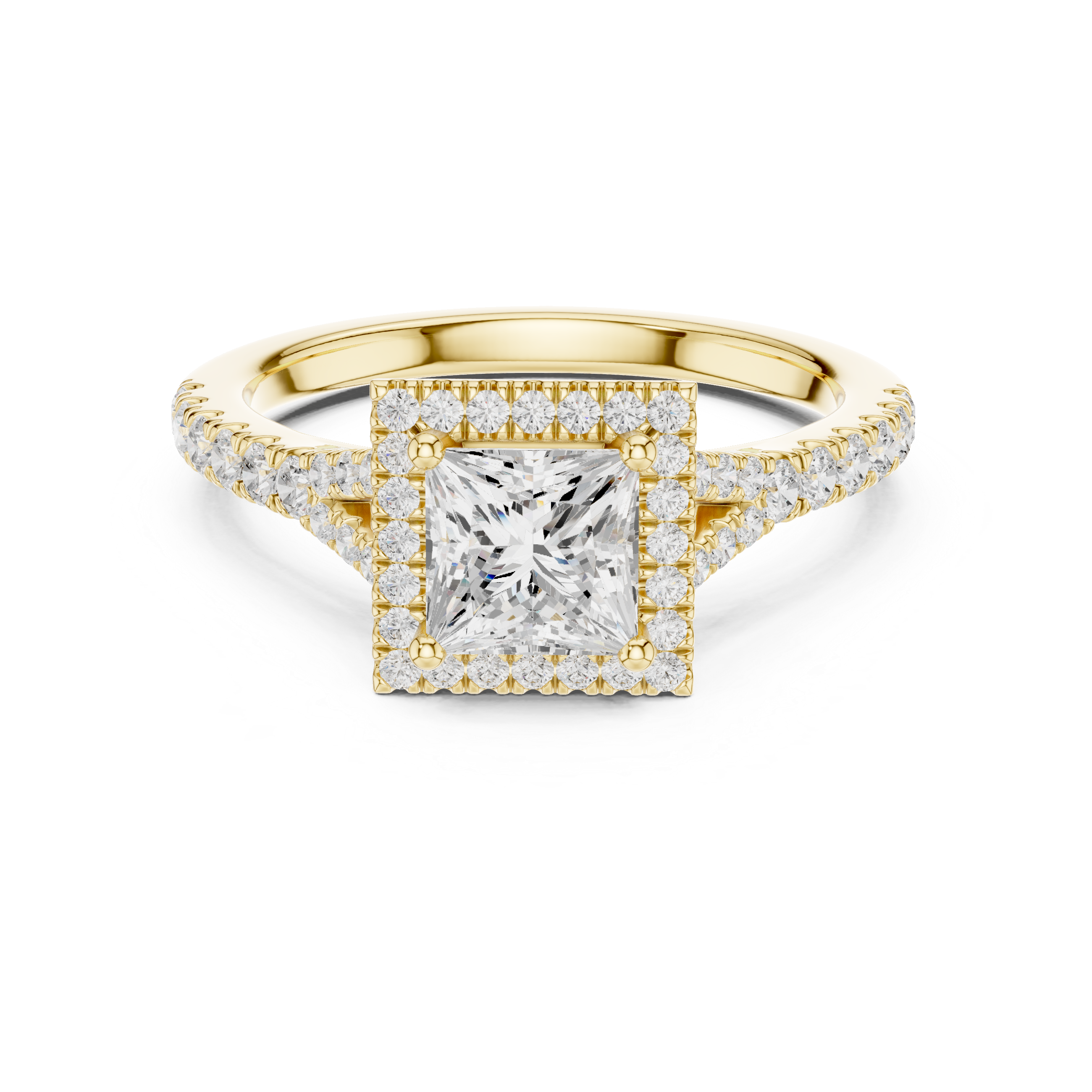 Luxury diamond anklet featuring sparkling stones in continuous row.