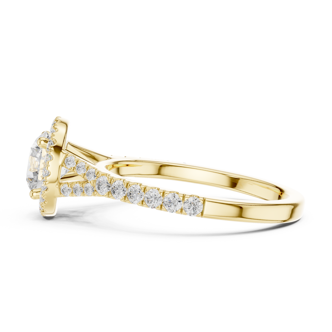 Stylish multi-band ring featuring layered metal structure.