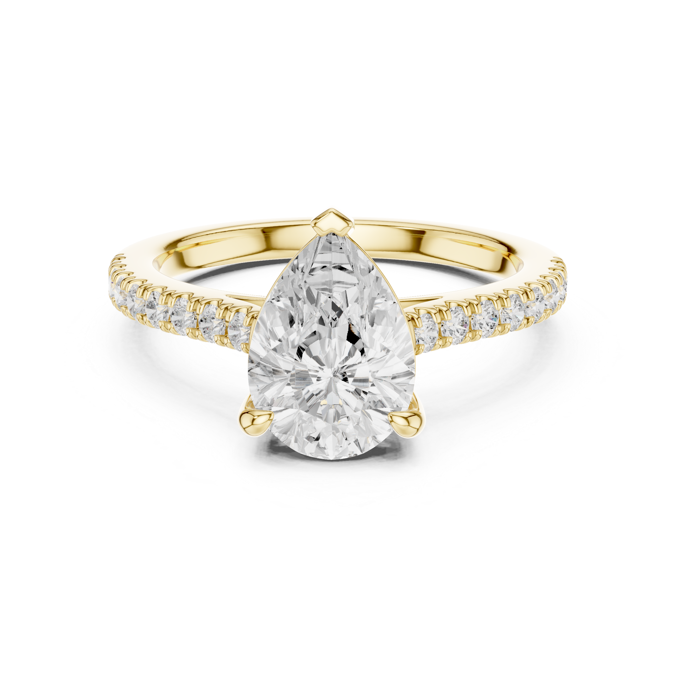 Elegant tennis bracelet featuring uniform diamond pattern.