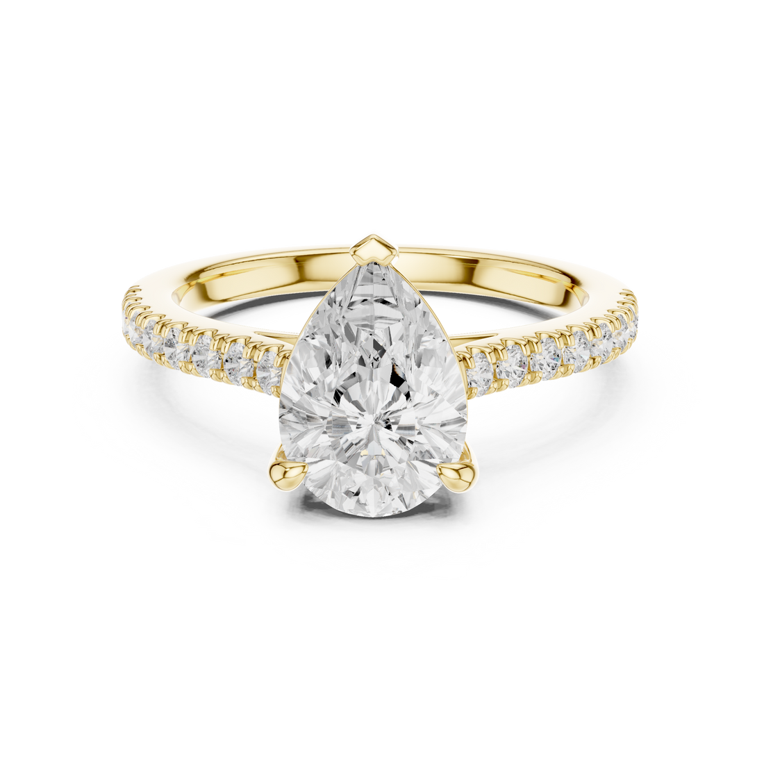 Elegant tennis bracelet featuring uniform diamond pattern.