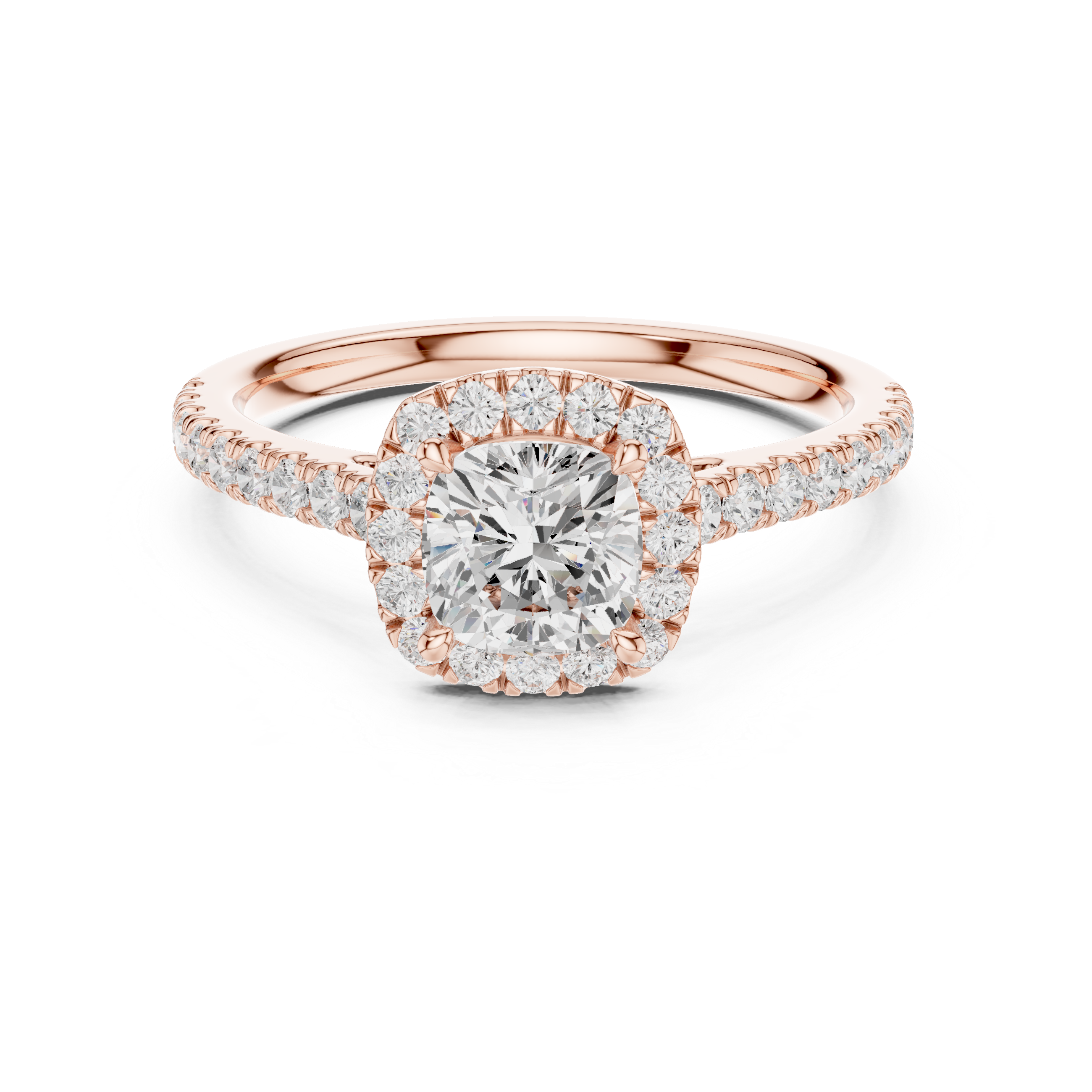 Modern diamond pendant featuring minimalist design.