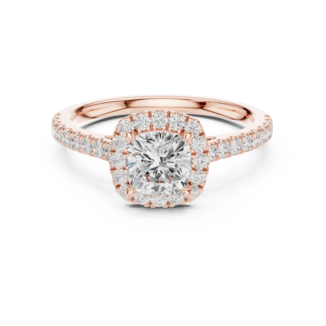 Modern diamond pendant featuring minimalist design.
