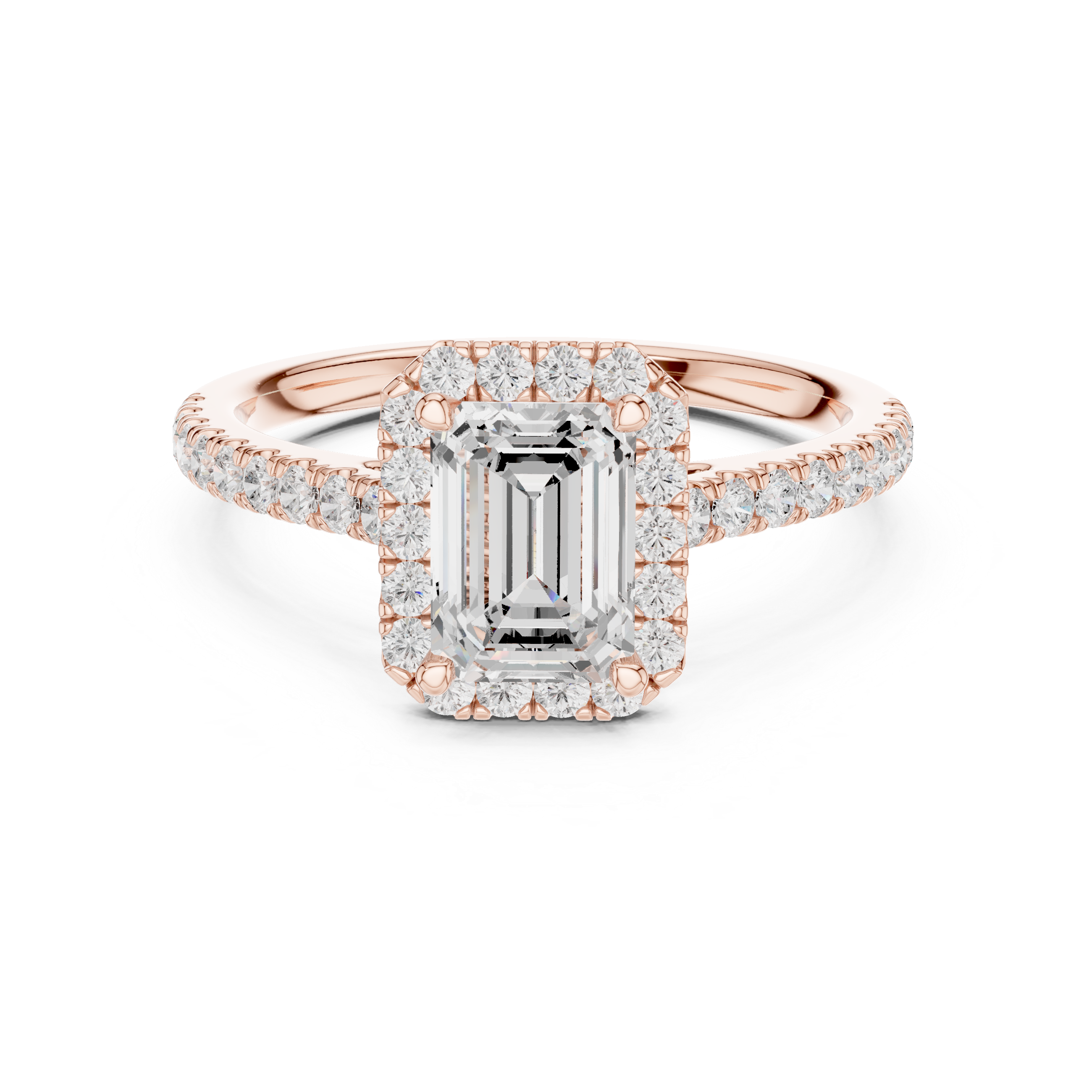 Elegant princess-cut diamond engagement ring with brilliant center stone and slim polished gold band.