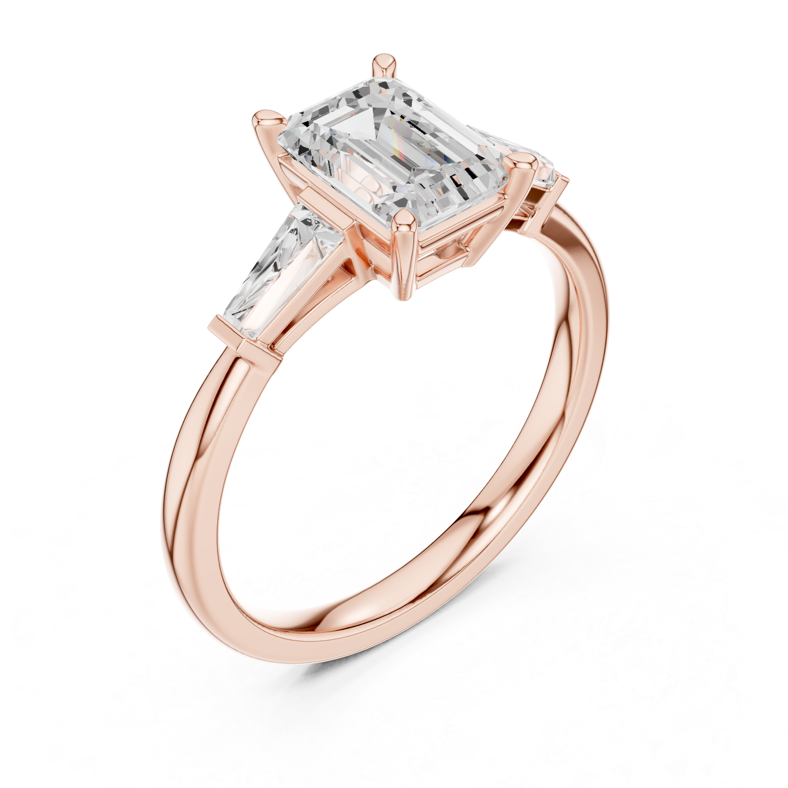 Elegant nose pin featuring tiny solitaire diamond in sleek gold mount.