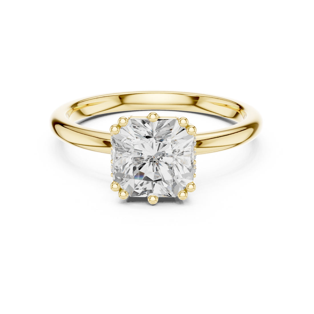 Modern open ring featuring adjustable dual-end design.