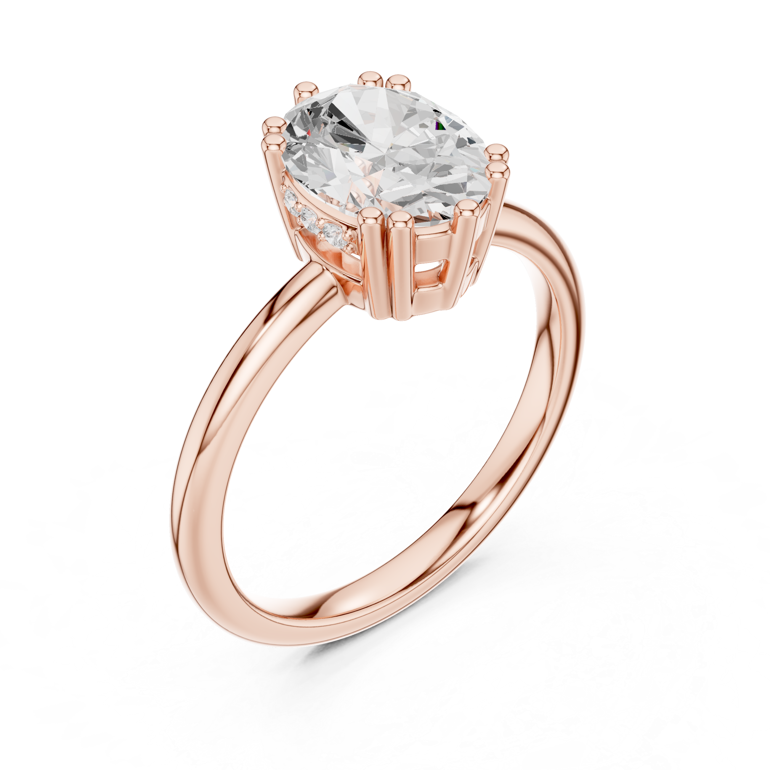 Elegant stackable ring set featuring multiple slim bands.