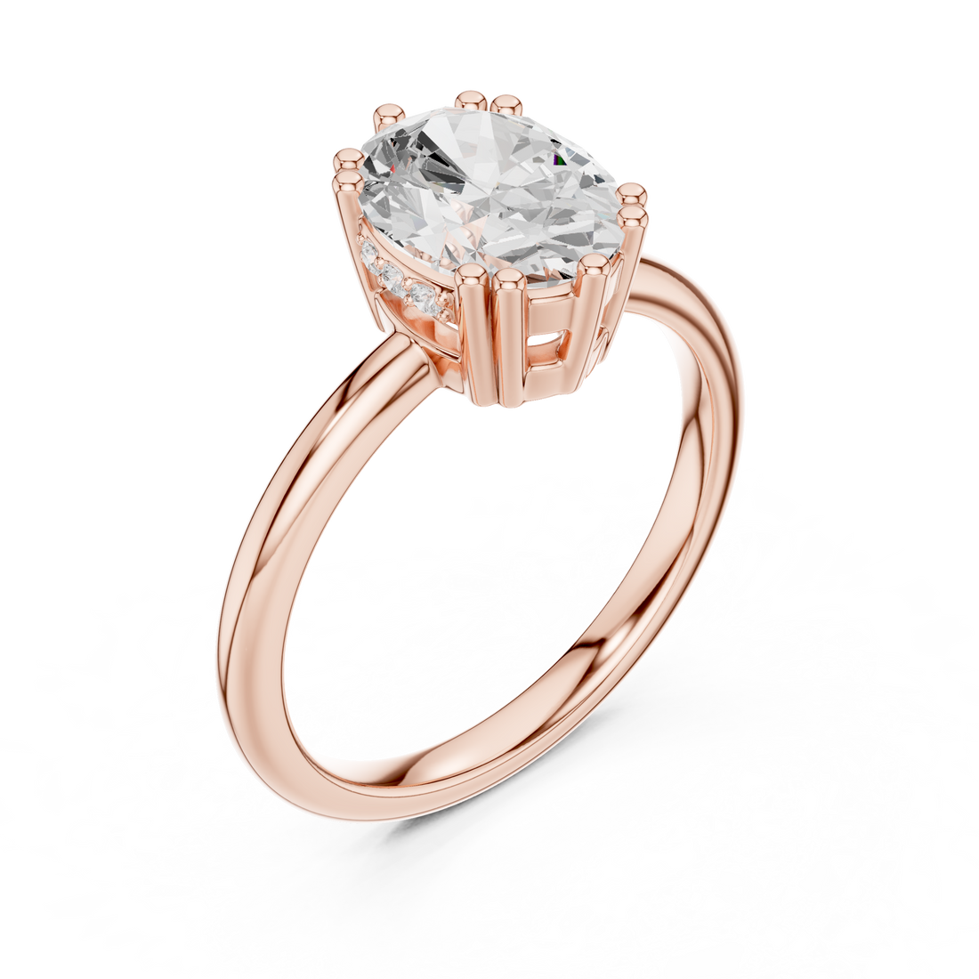 Elegant stackable ring set featuring multiple slim bands.