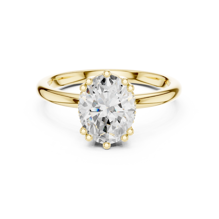Luxury diamond stud earrings featuring brilliant-cut stones.