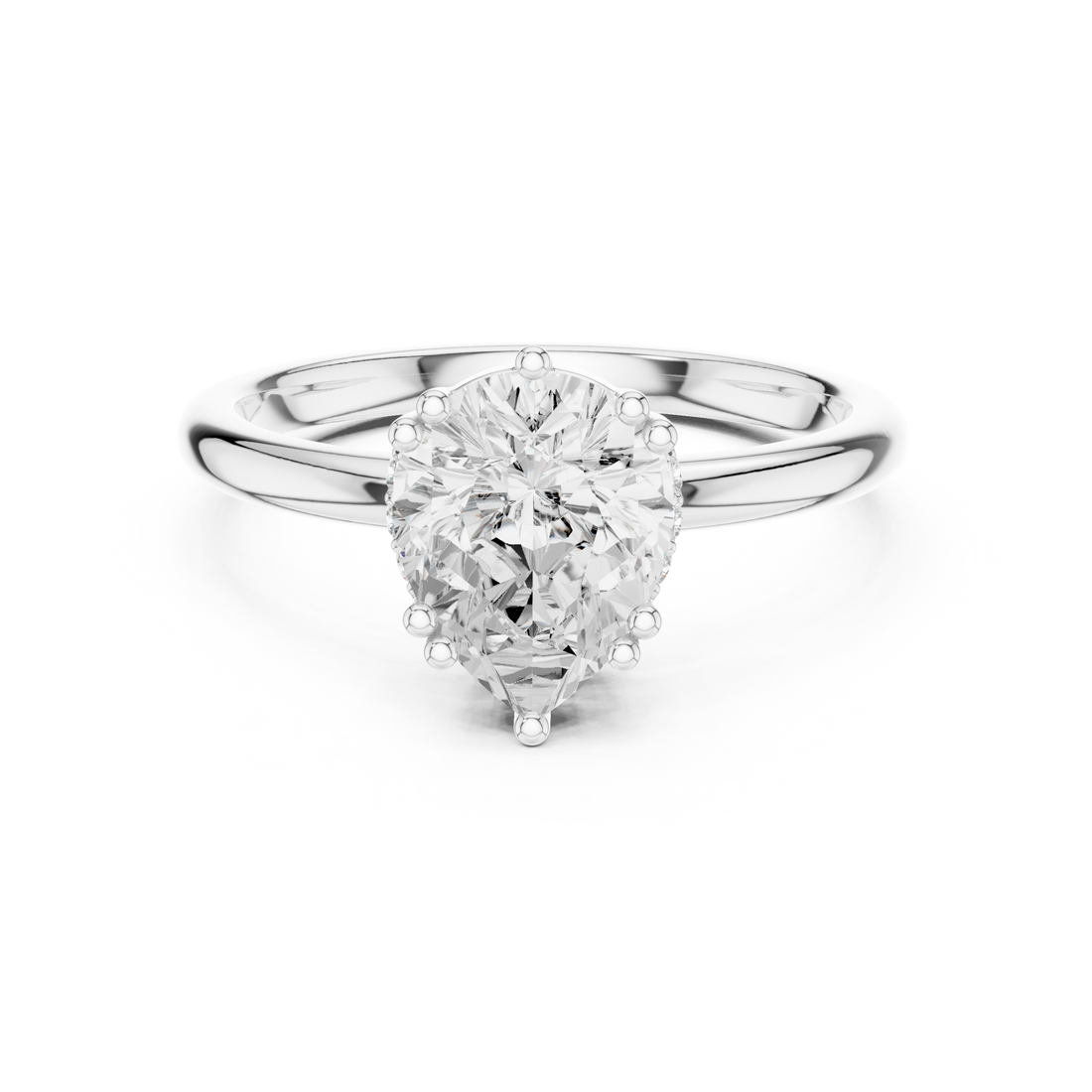 Stylish knot design ring symbolizing love and unity with polished finish.