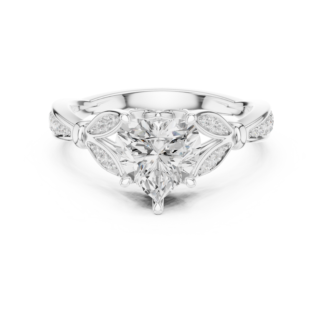 Classic halo cocktail ring featuring large central gemstone.