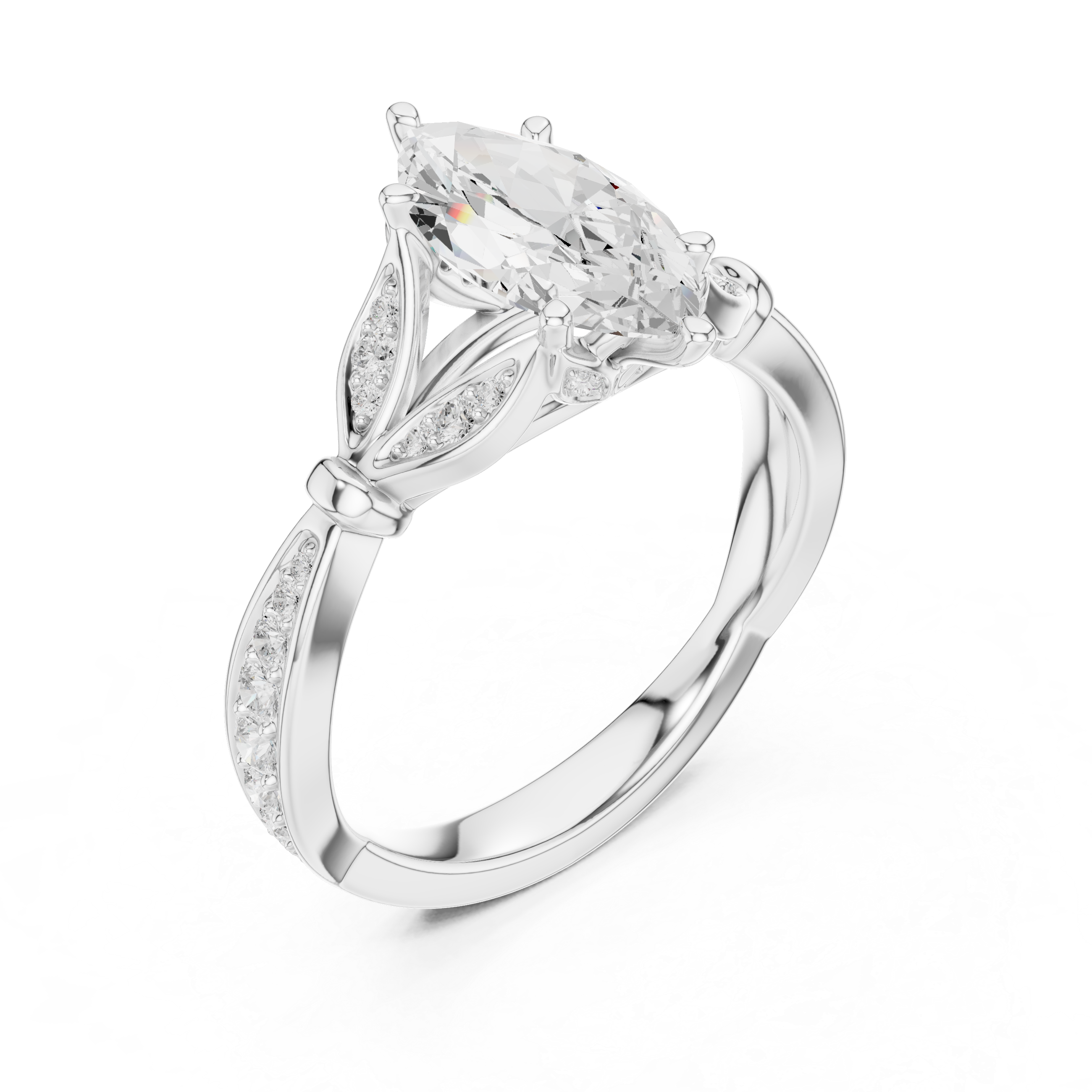 Modern ear cuff earrings featuring wrap-around structure.
