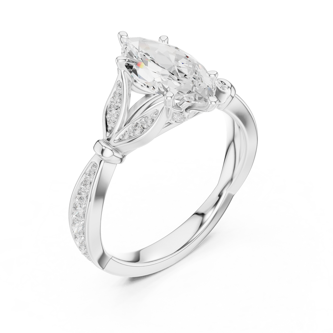 Modern ear cuff earrings featuring wrap-around structure.
