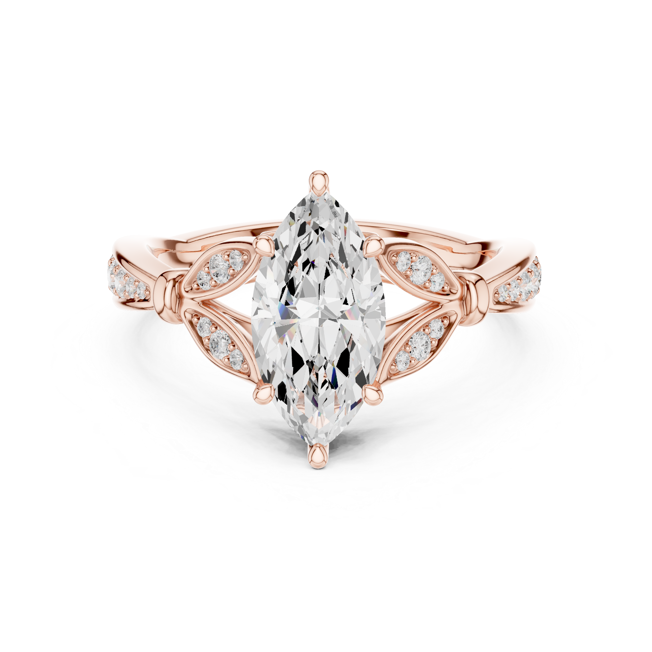 Luxury designer ring featuring artistic sculptural appearance.