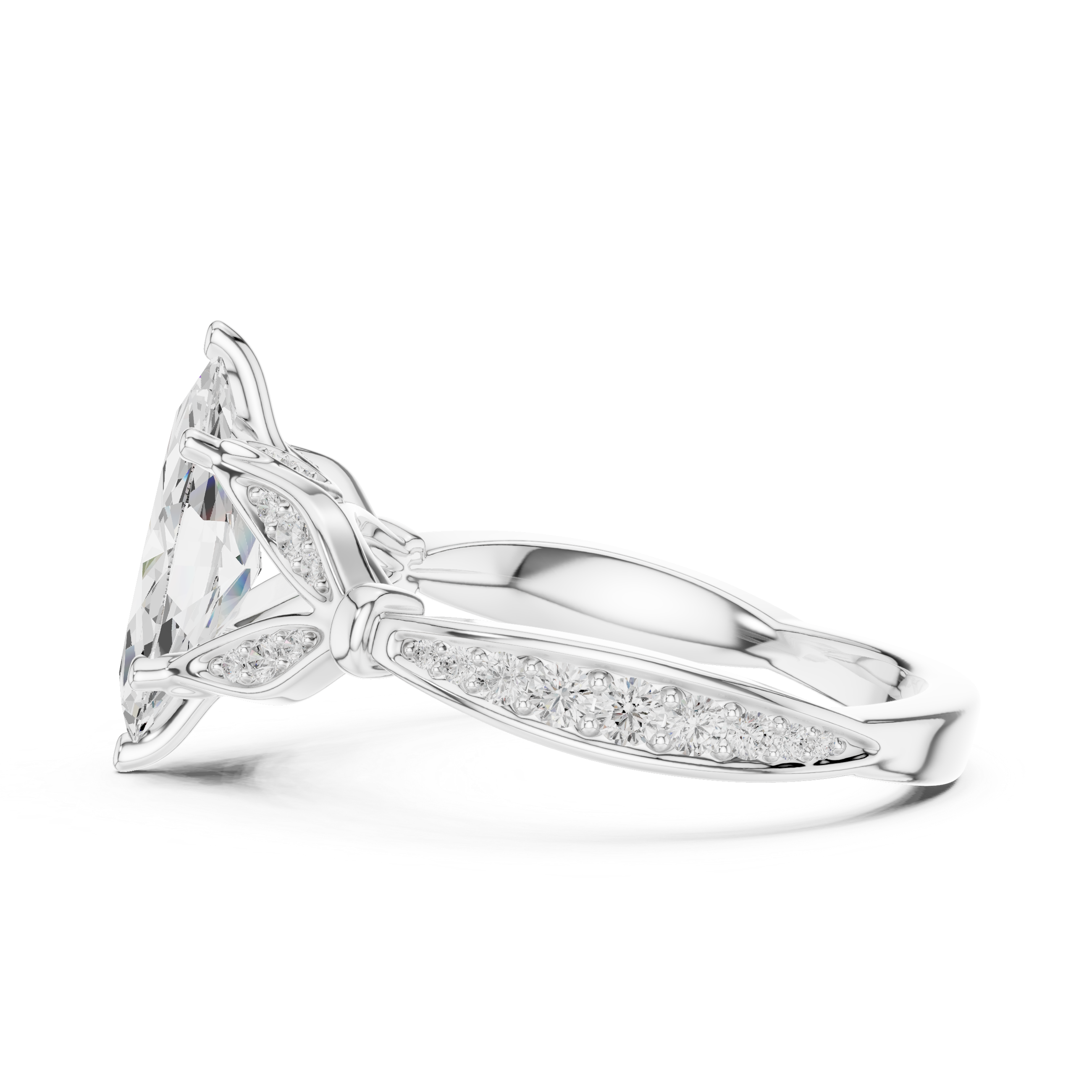 Stylish Y-shaped necklace featuring dangling central element.