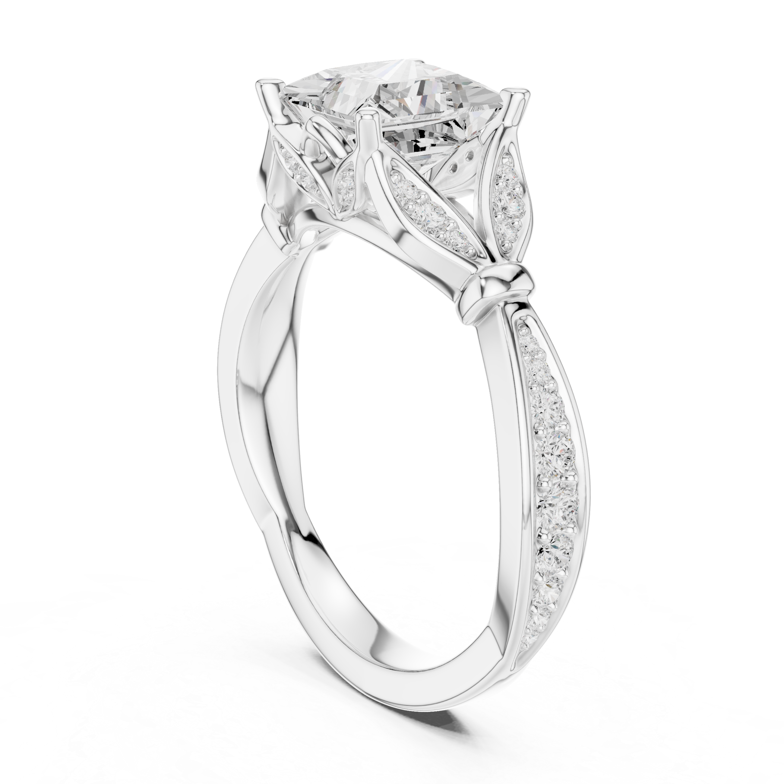 Classic eternity band featuring continuous diamond circle.