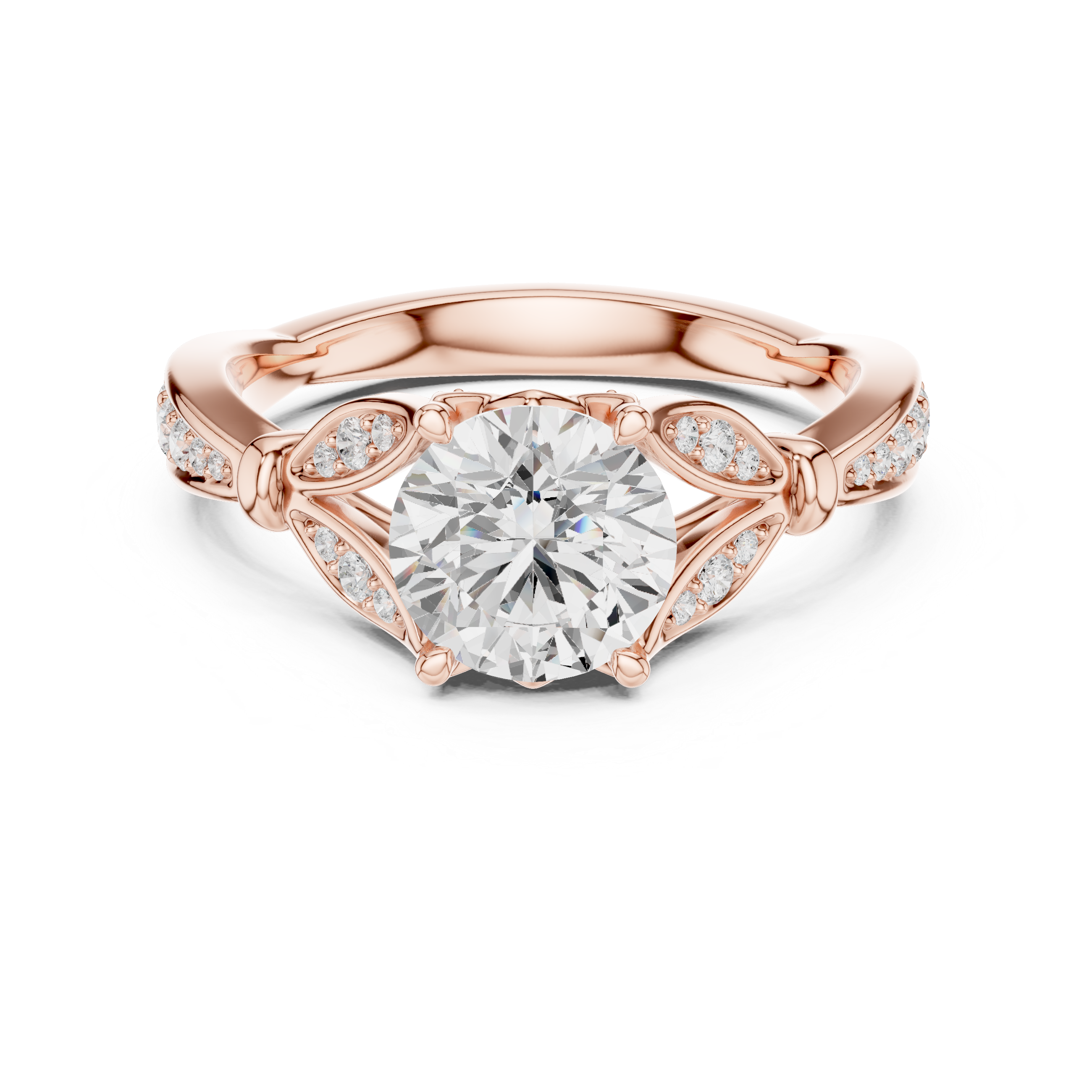 Elegant princess-cut diamond engagement ring with brilliant center stone and slim polished gold band.
